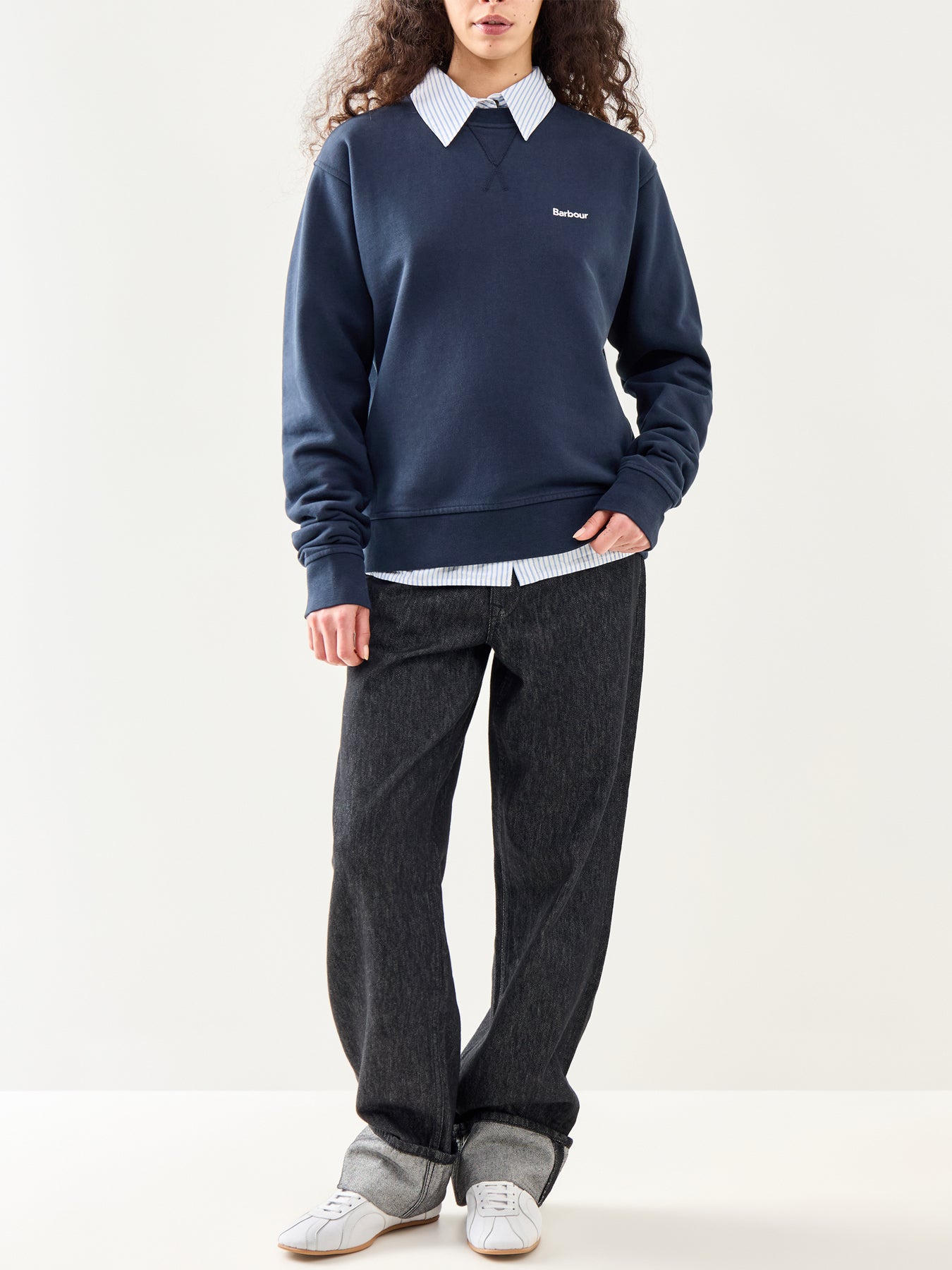 Bede OS Crew Sweatshirt Navy