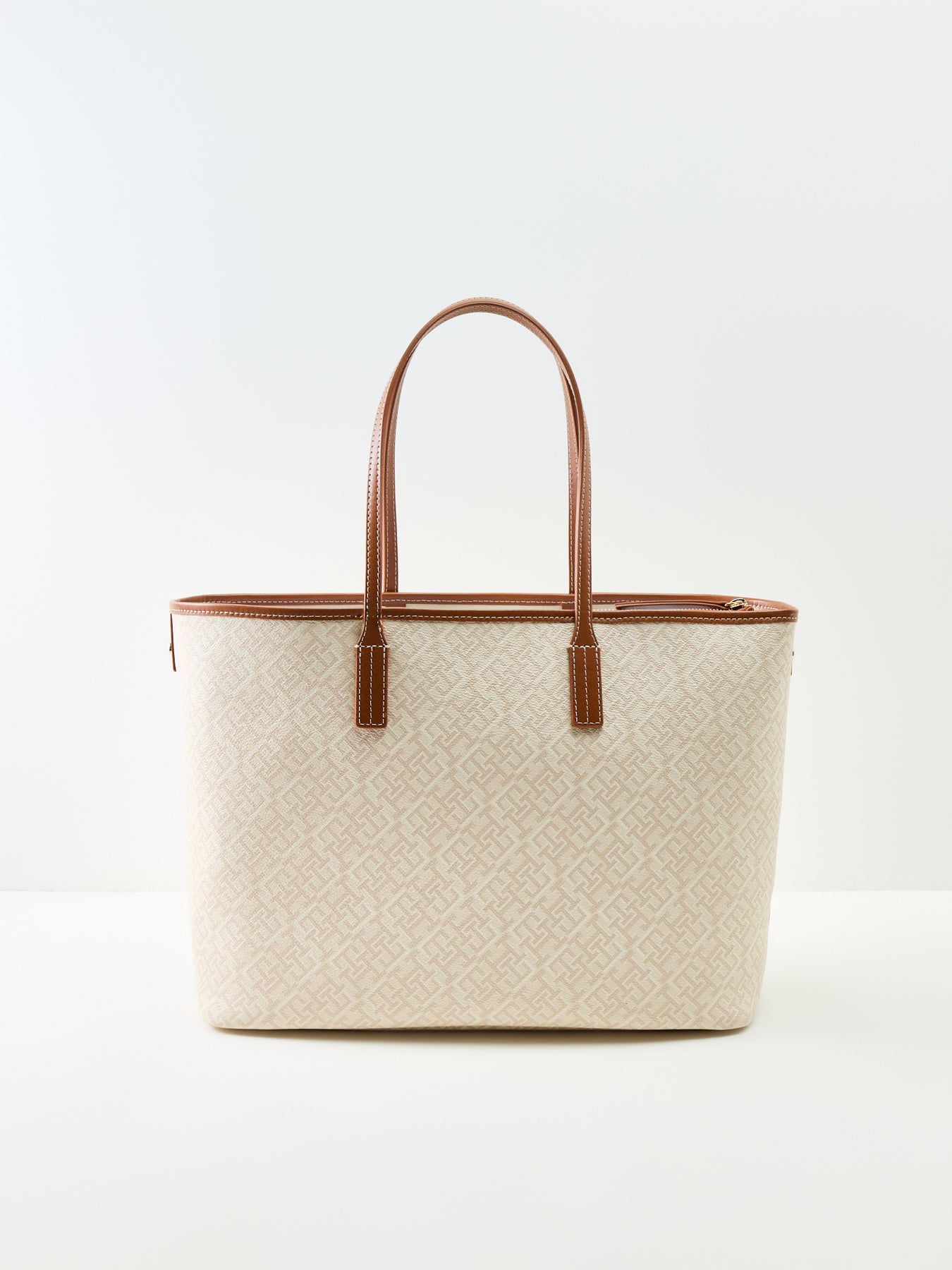 Monoplay Stripe Tote Bag Cream