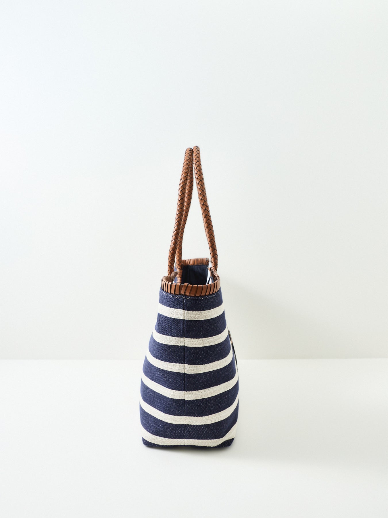 Elev Summer Stripe Tote Bag Blue