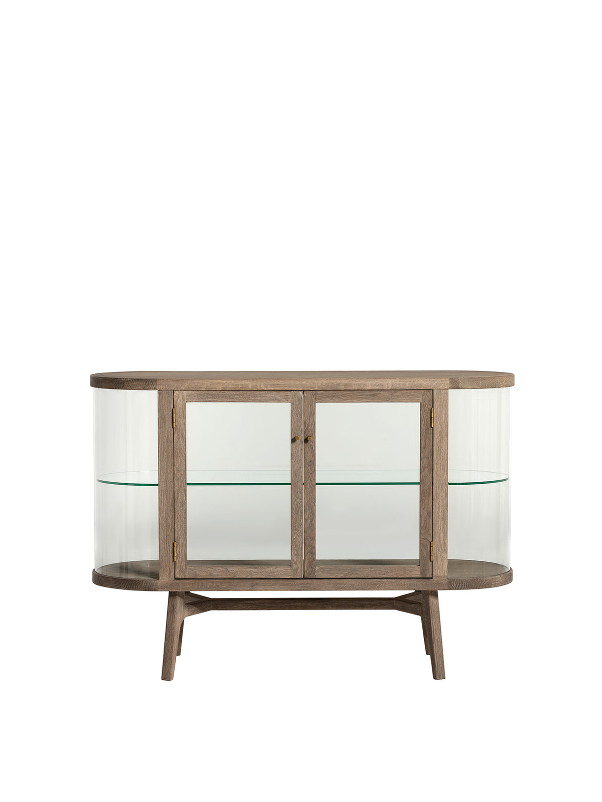 Tarn Wood And Glass 2 Door Sideboard