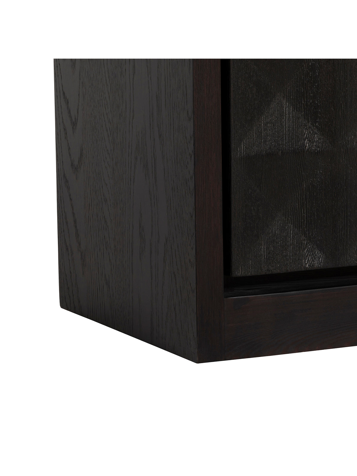 Toft Black Oak Square Geometric Sideboard