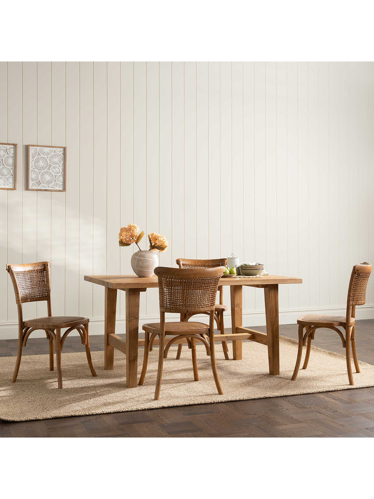 Rufford 145cm Reclaimed Wood Dining Table, Seats 2-4