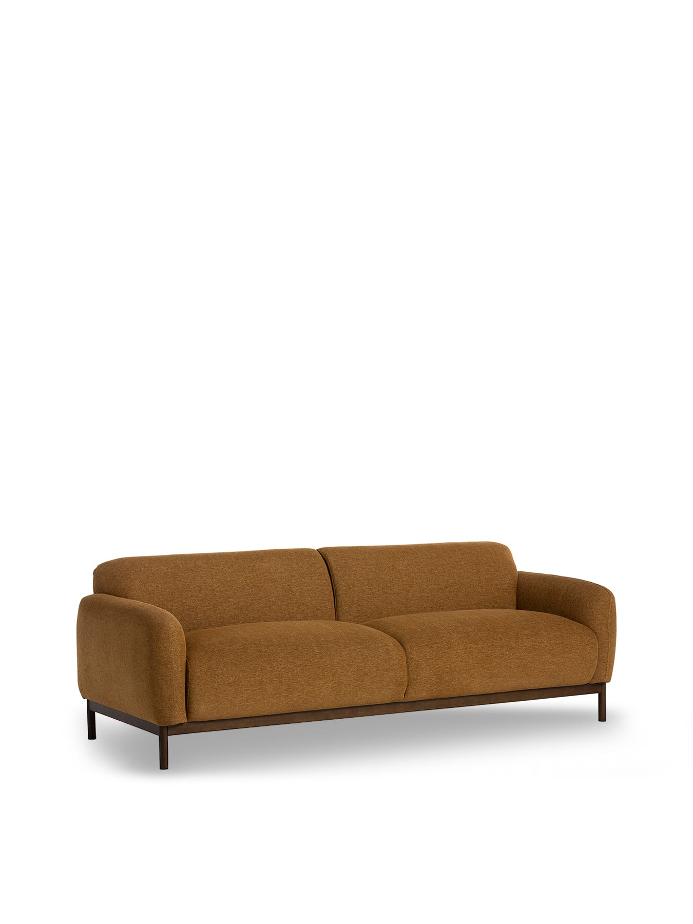 Connie Yellow Fabric 3 Seater Sofa