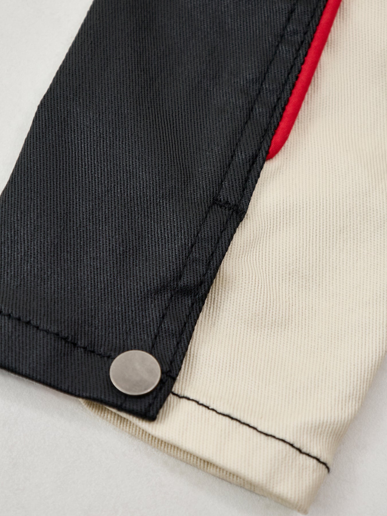 Climbing Rose Denim Biker Jacket Black