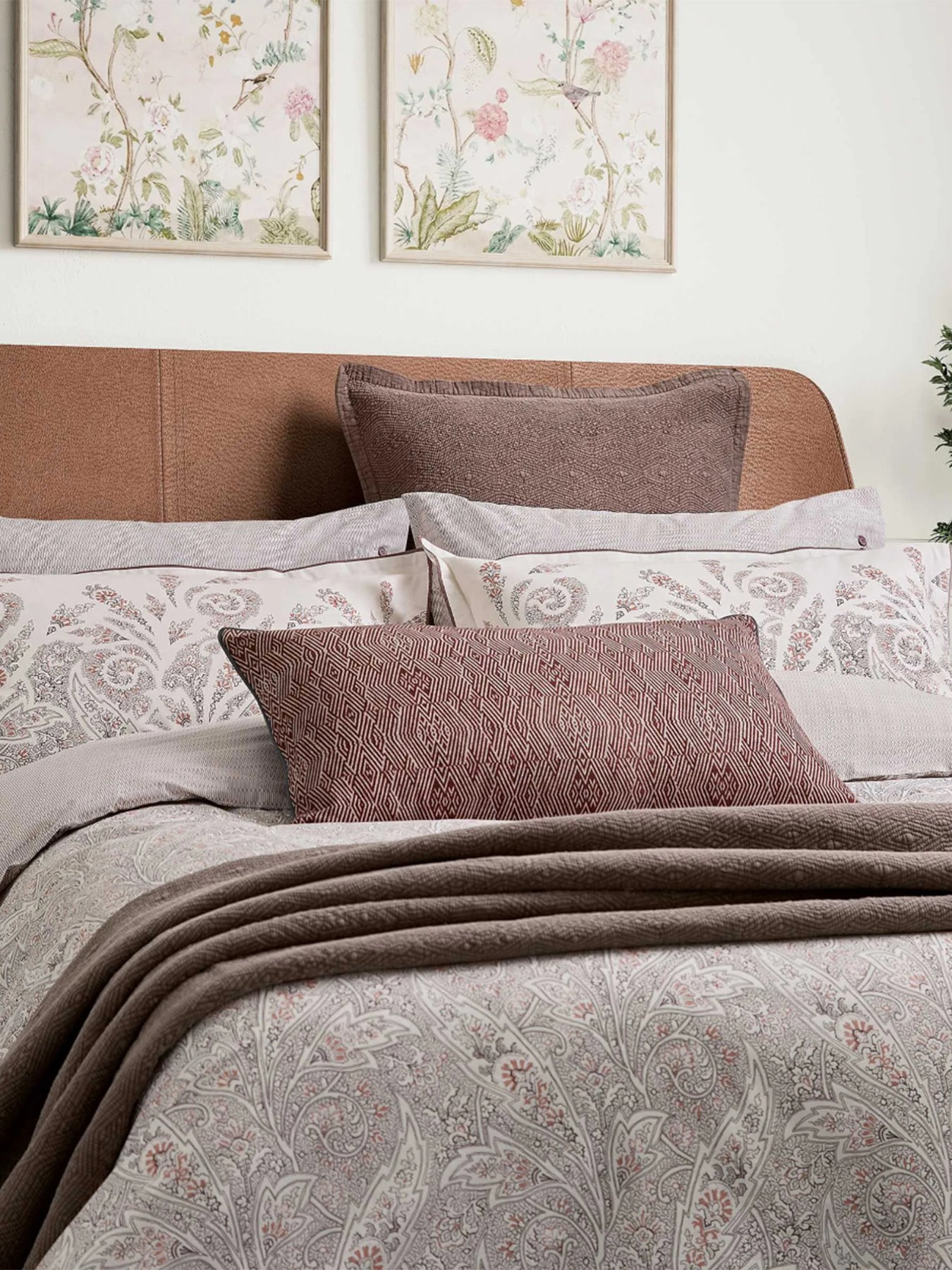 Umma Duvet Cover Set Pink