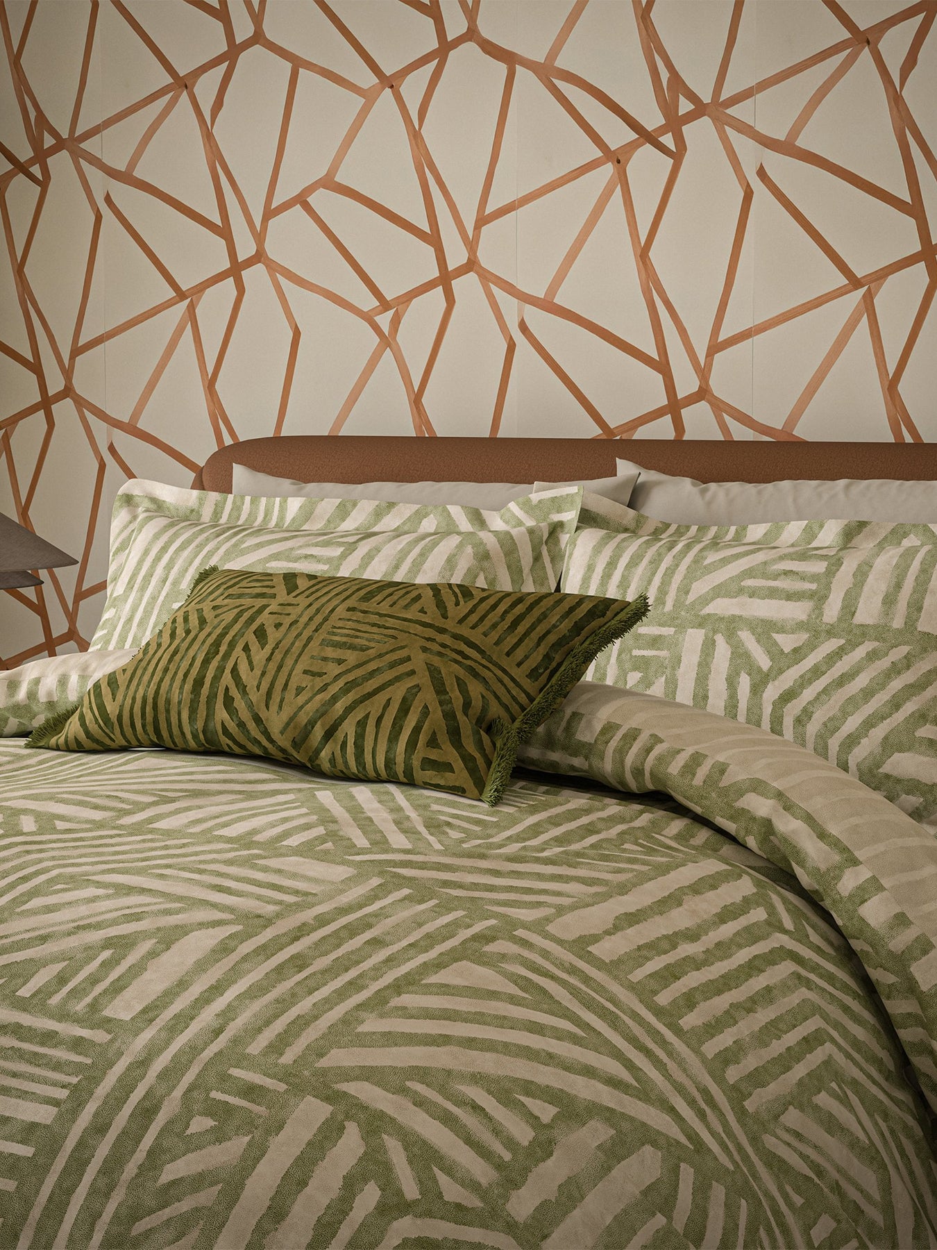 Crater Duvet Cover Set Jade
