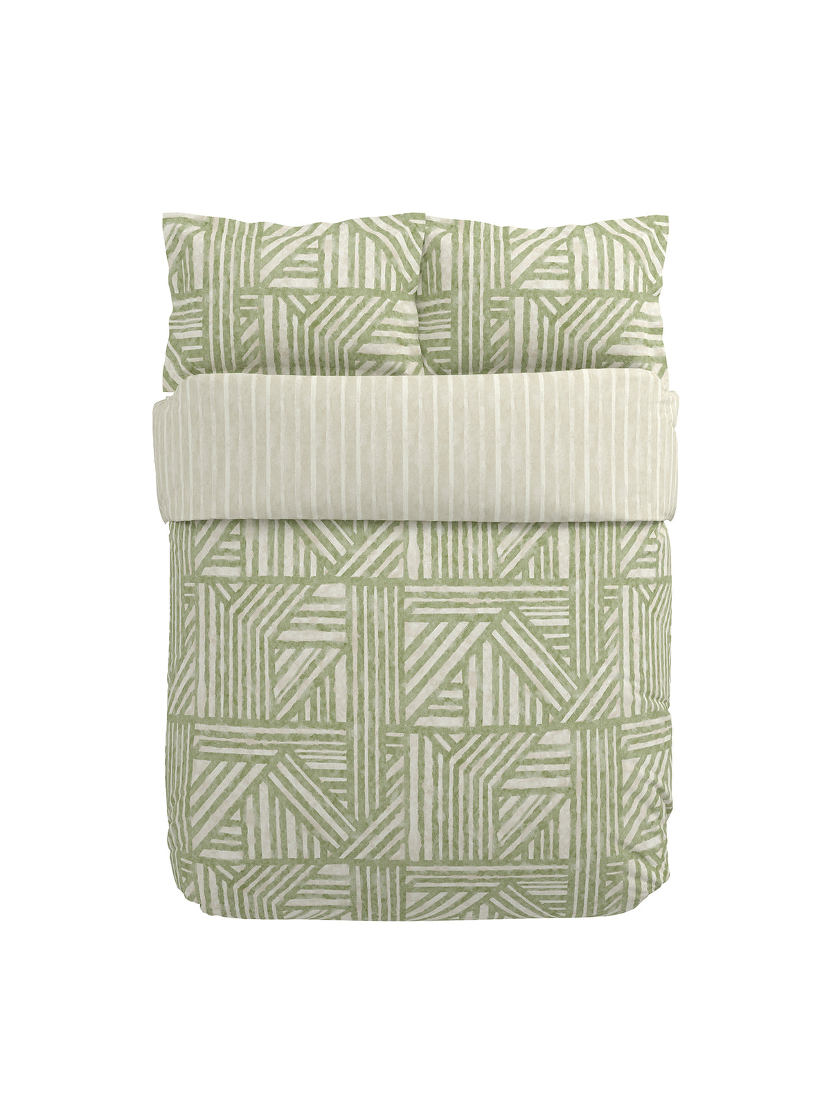 Crater Cotton Duvet Cover Set Super King - Jade