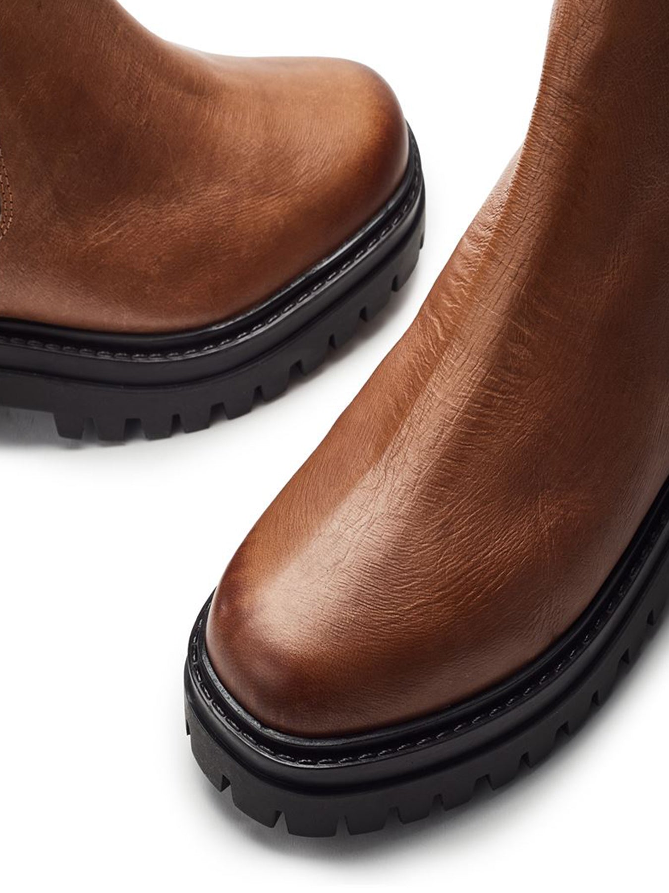 Odasia Knee-High Boots Tan