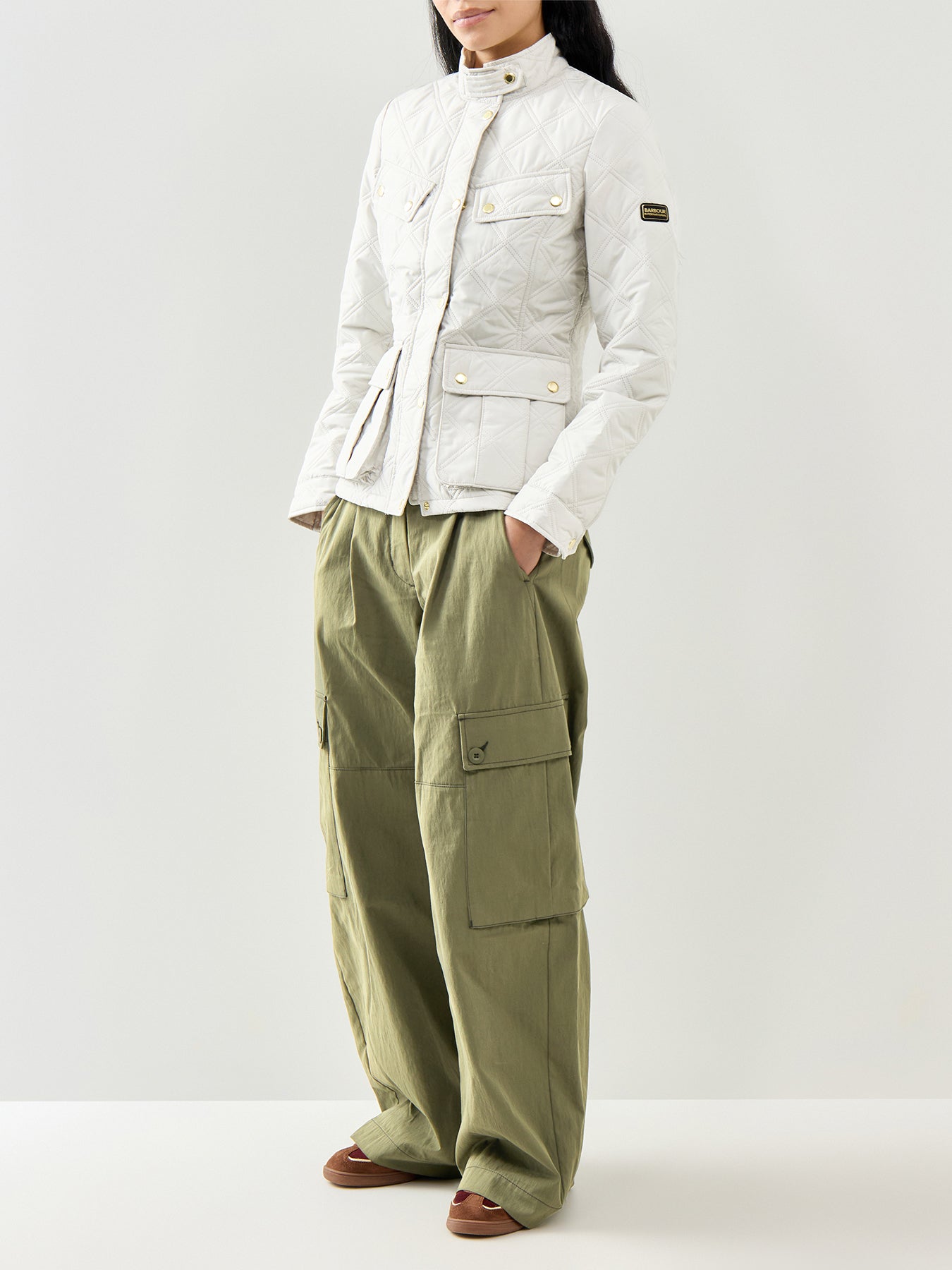 Halsey Quilted Jacket Cream