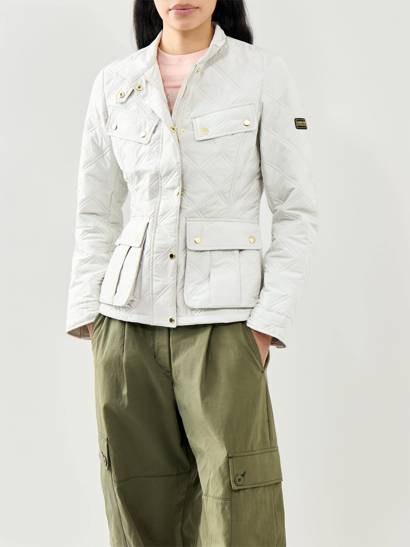 Halsey Quilted Jacket Cream