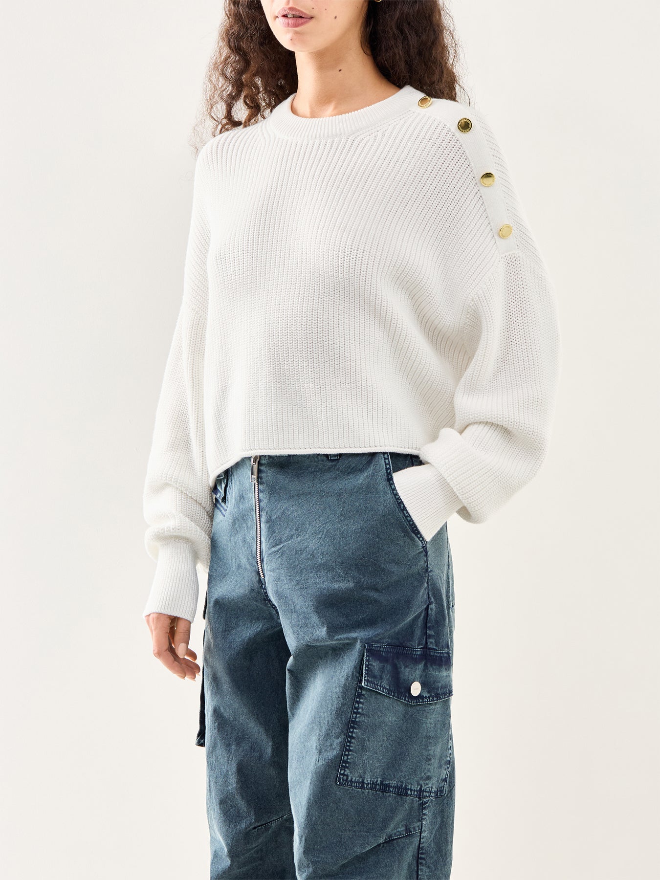 Alexis Knitted Jumper Off White