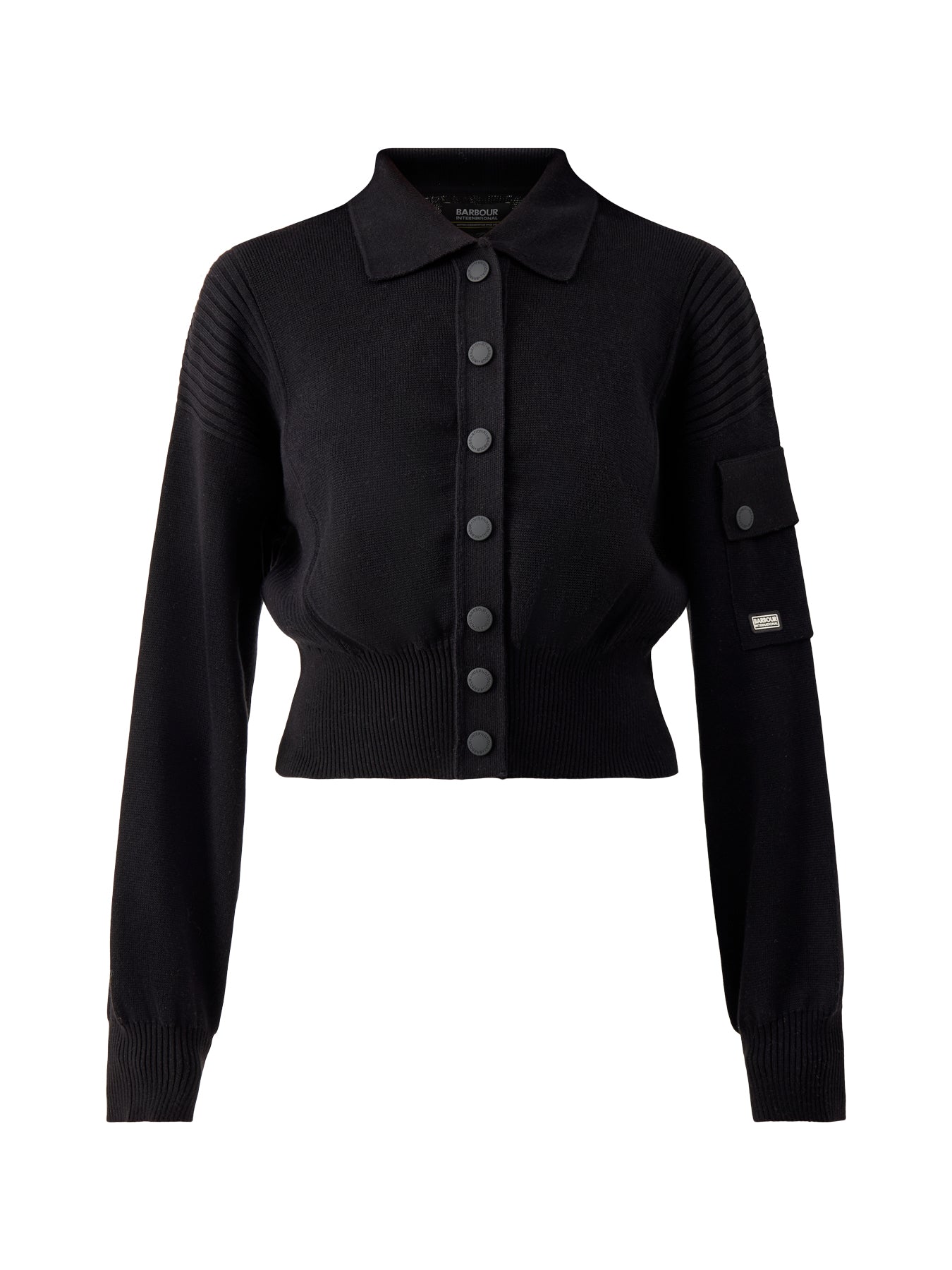 Gigi Knitted Bomber Black