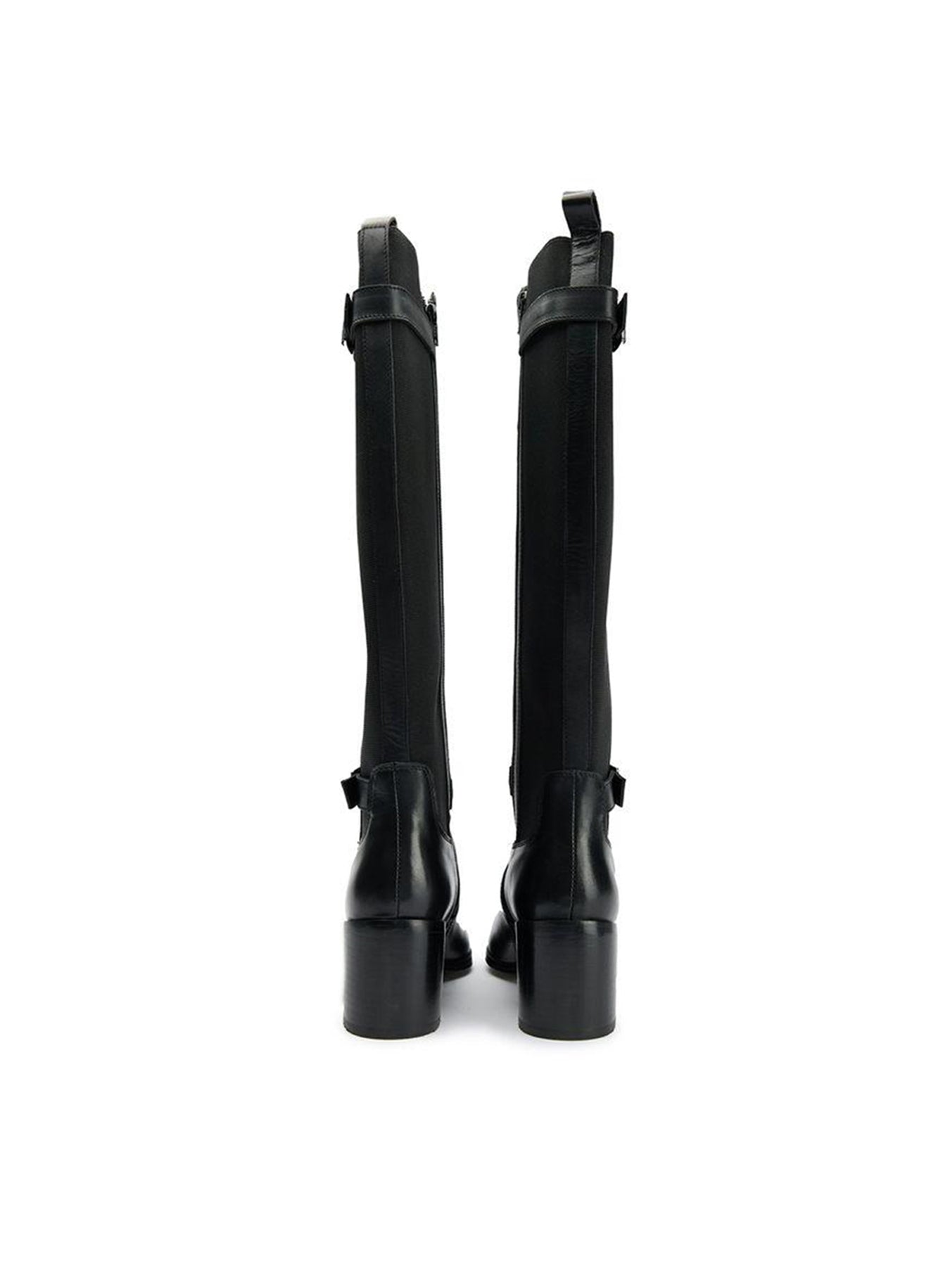 Gotta Elasticated Knee High Boots Black