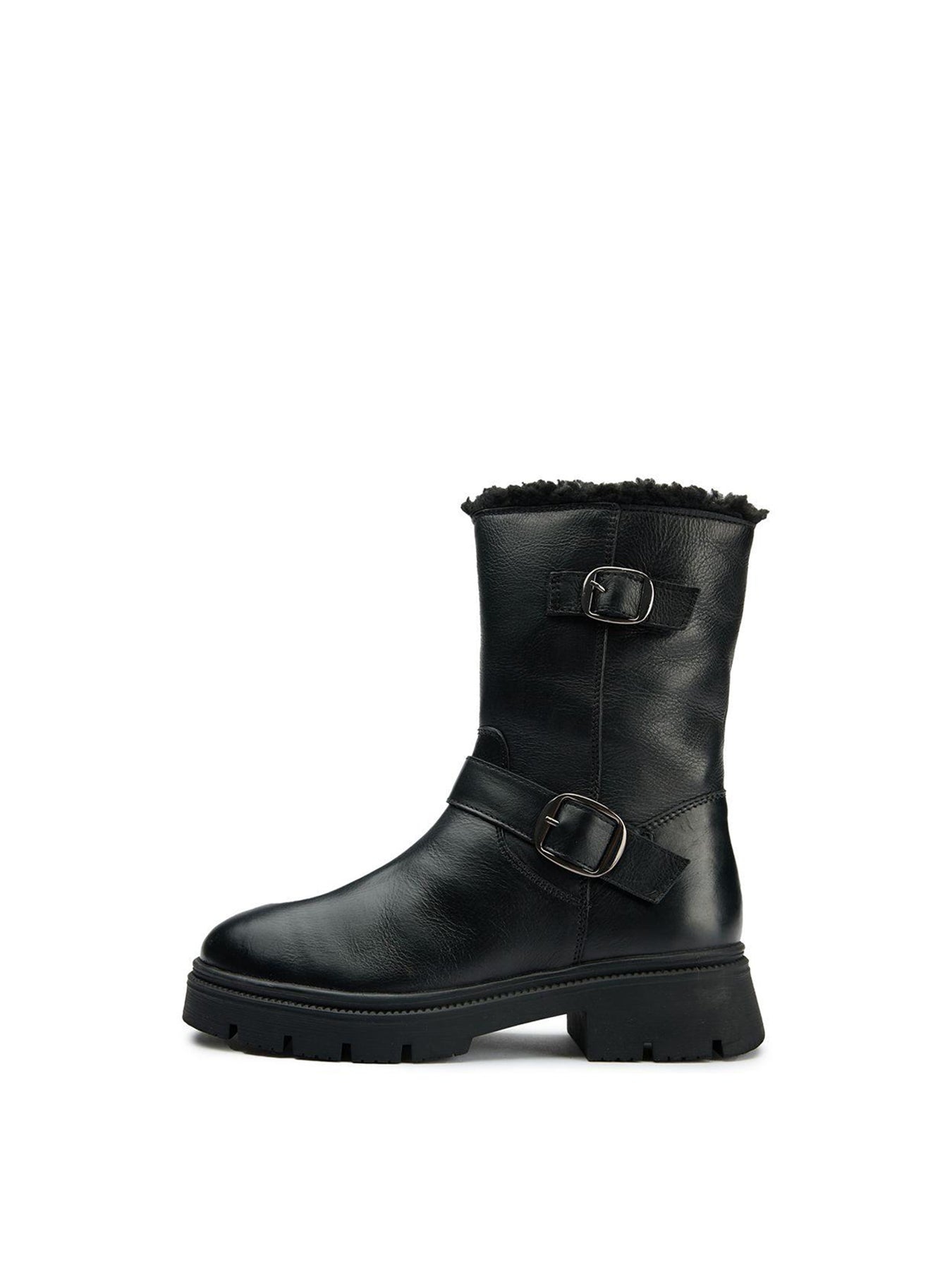 Gru Biker Boots Black