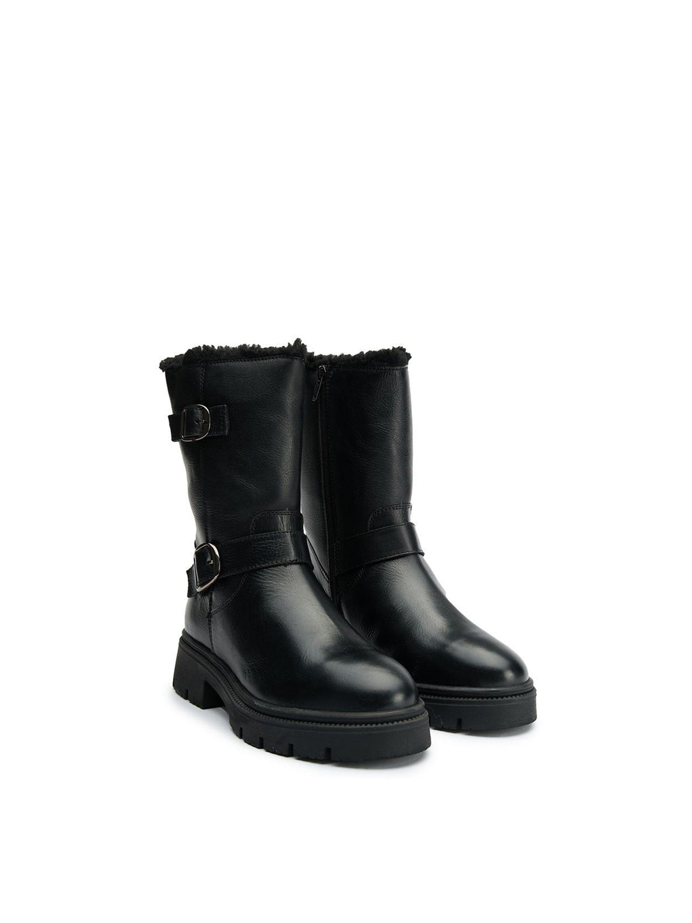 Gru Biker Boots Black