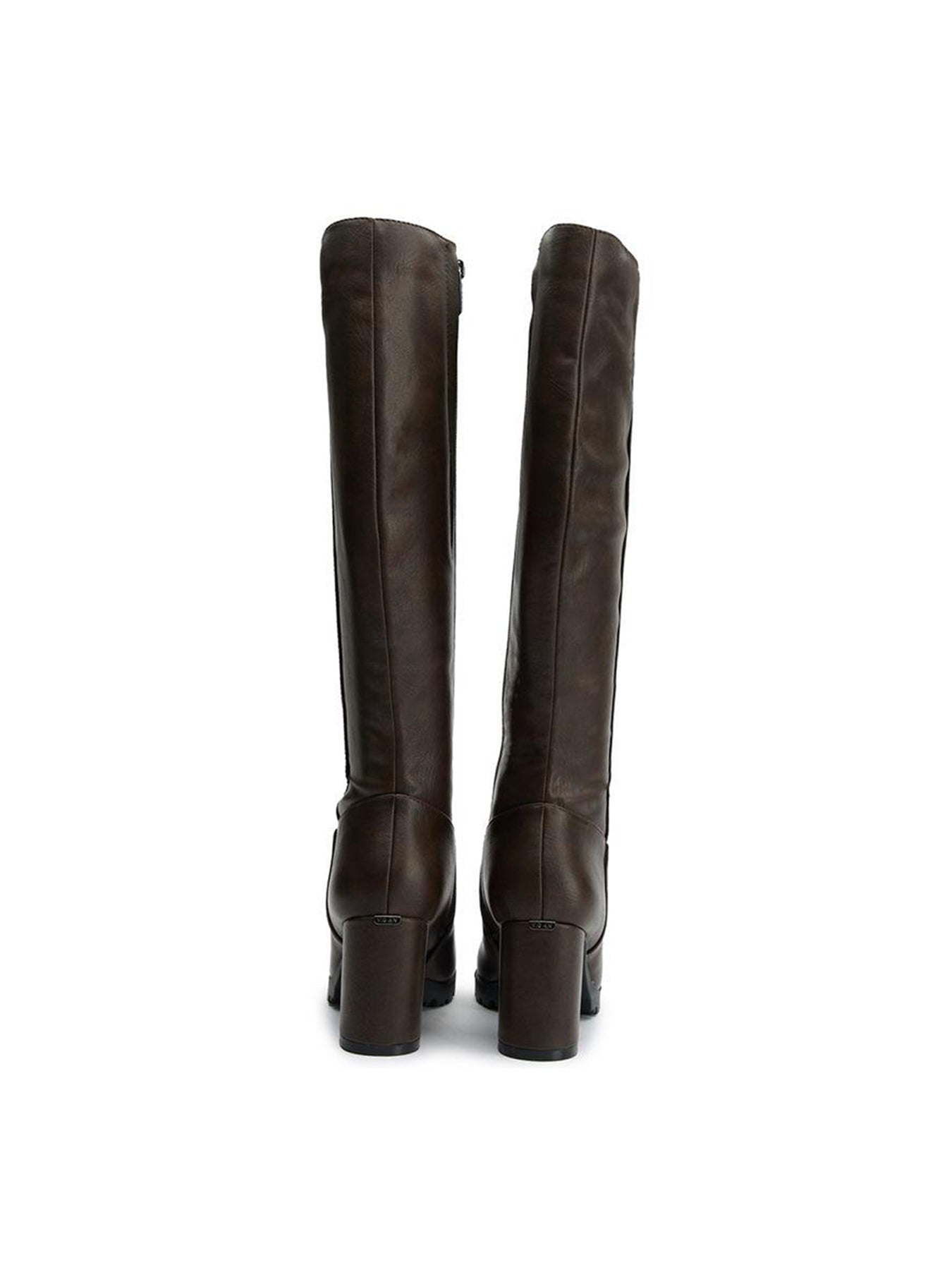 Vegan Edamame Knee High Boots Brown