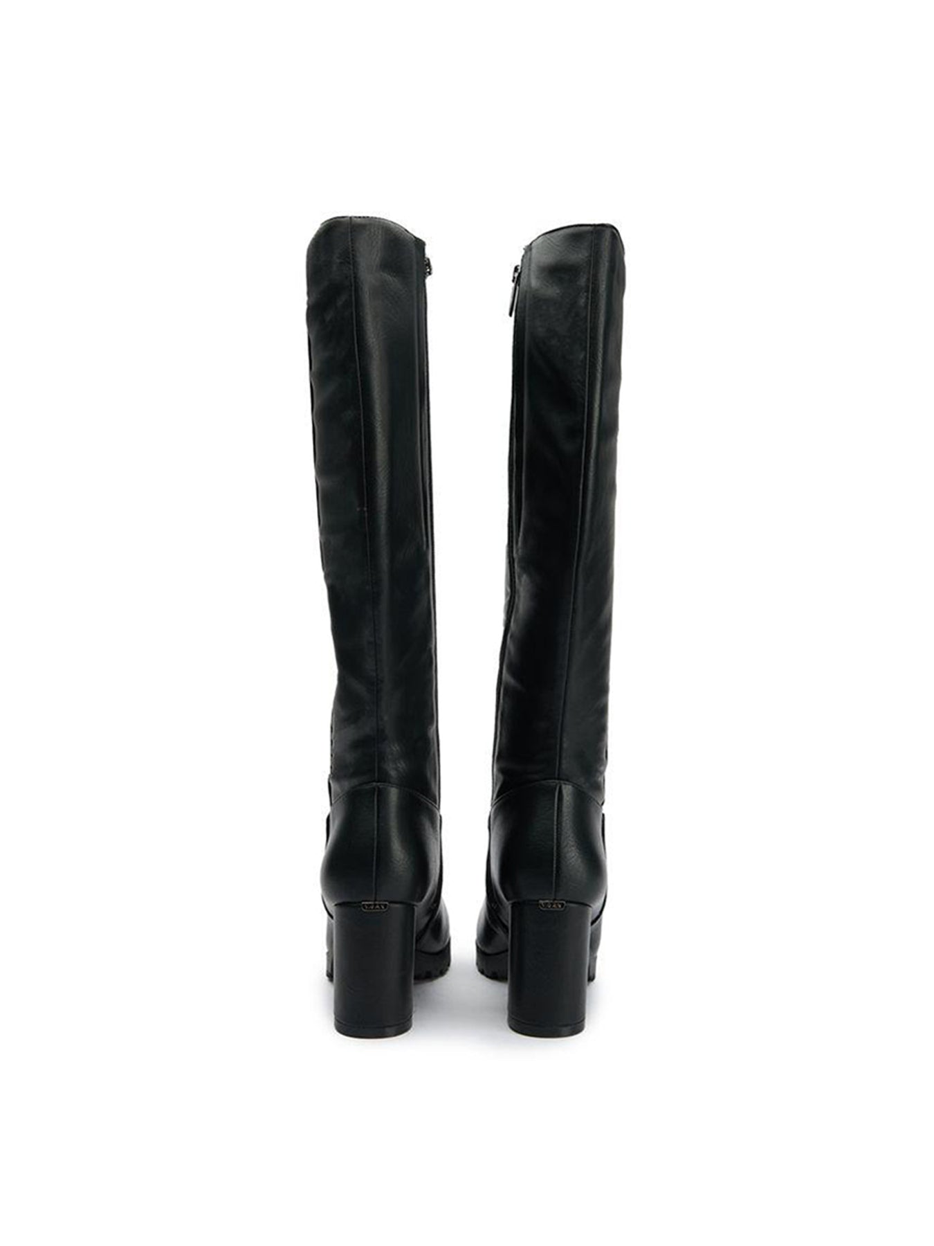 Vegan Edamame Knee High Boots Black