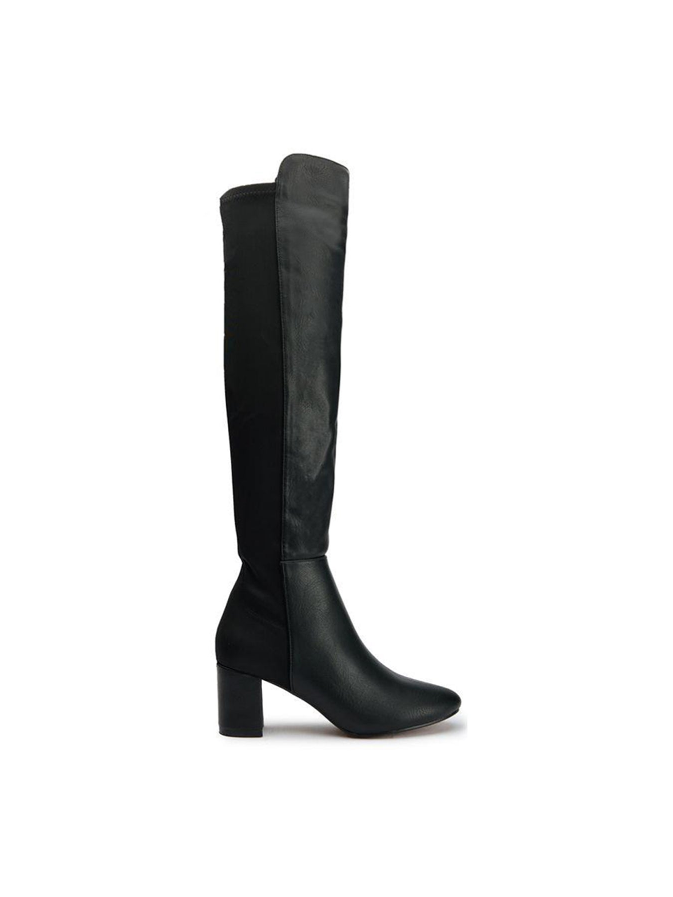 Vegan Suga Knee High Boots Black