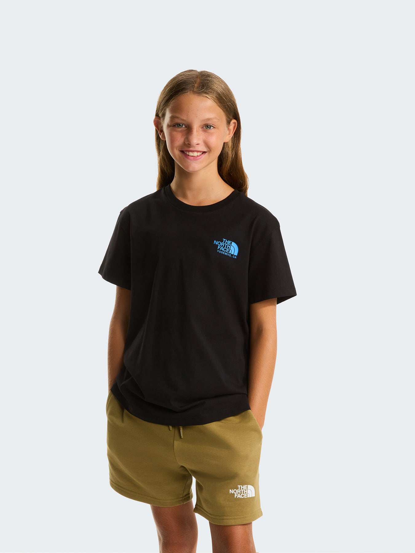 Kids' Flora Relaxed T-Shirt Black