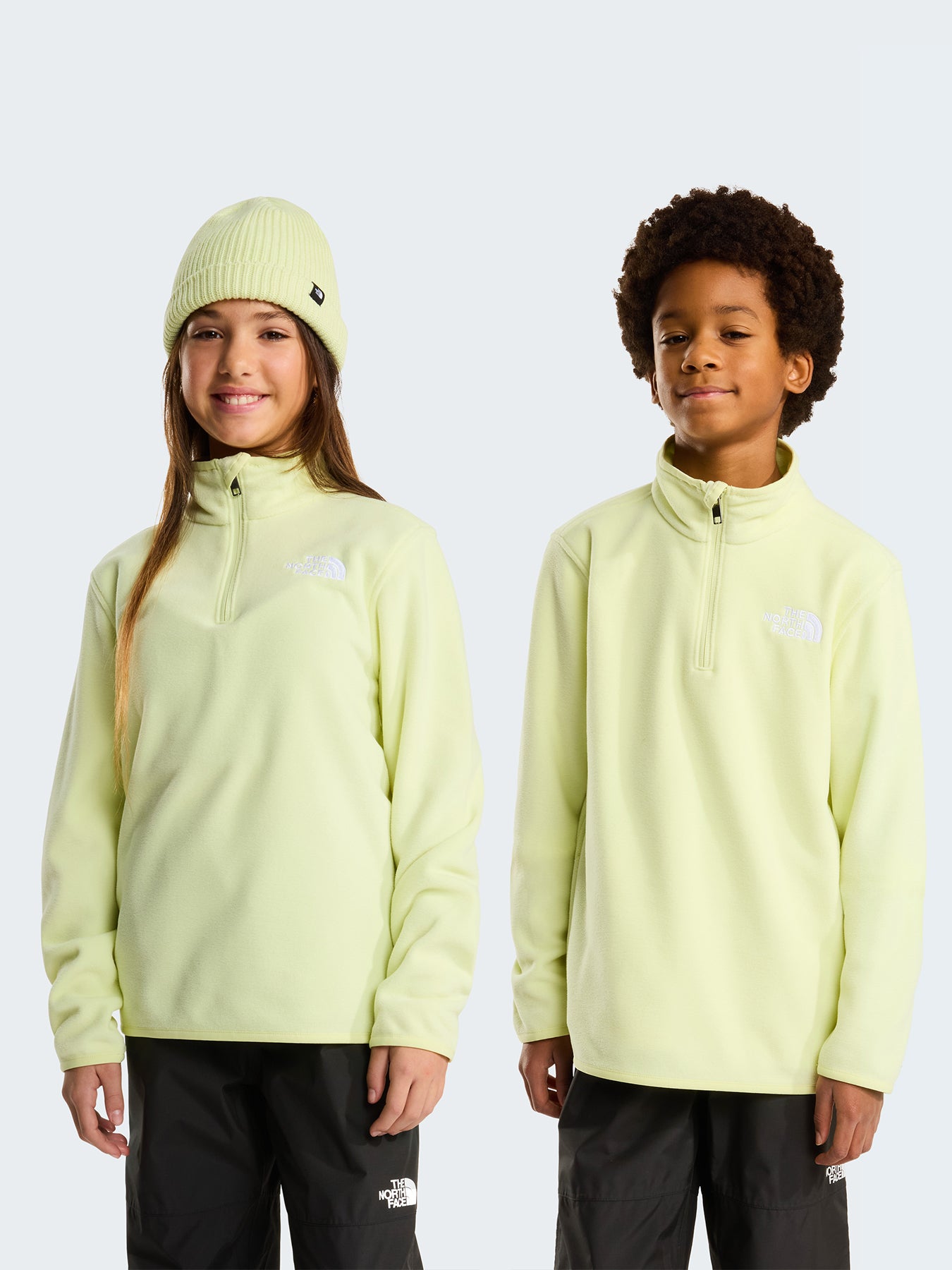 Kids' Glacier Quarter Zip Pullover Green