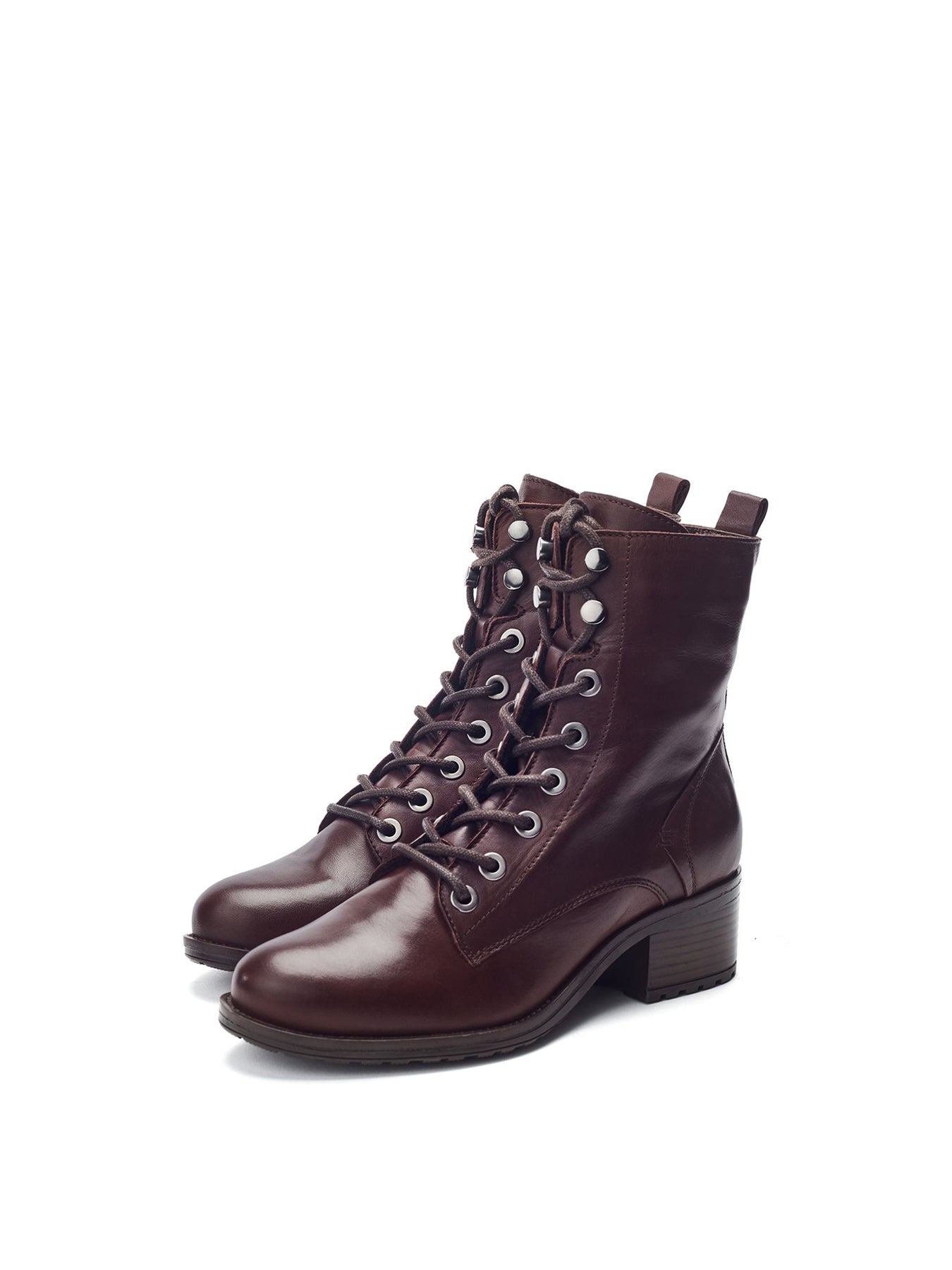 Bezzy Leather Ankle Boots Brown