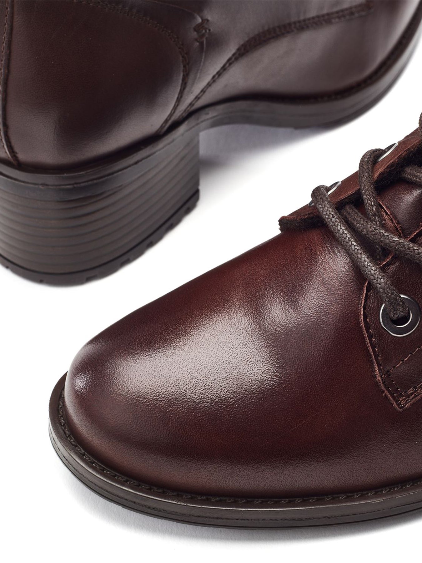 Bezzy Leather Ankle Boots Brown