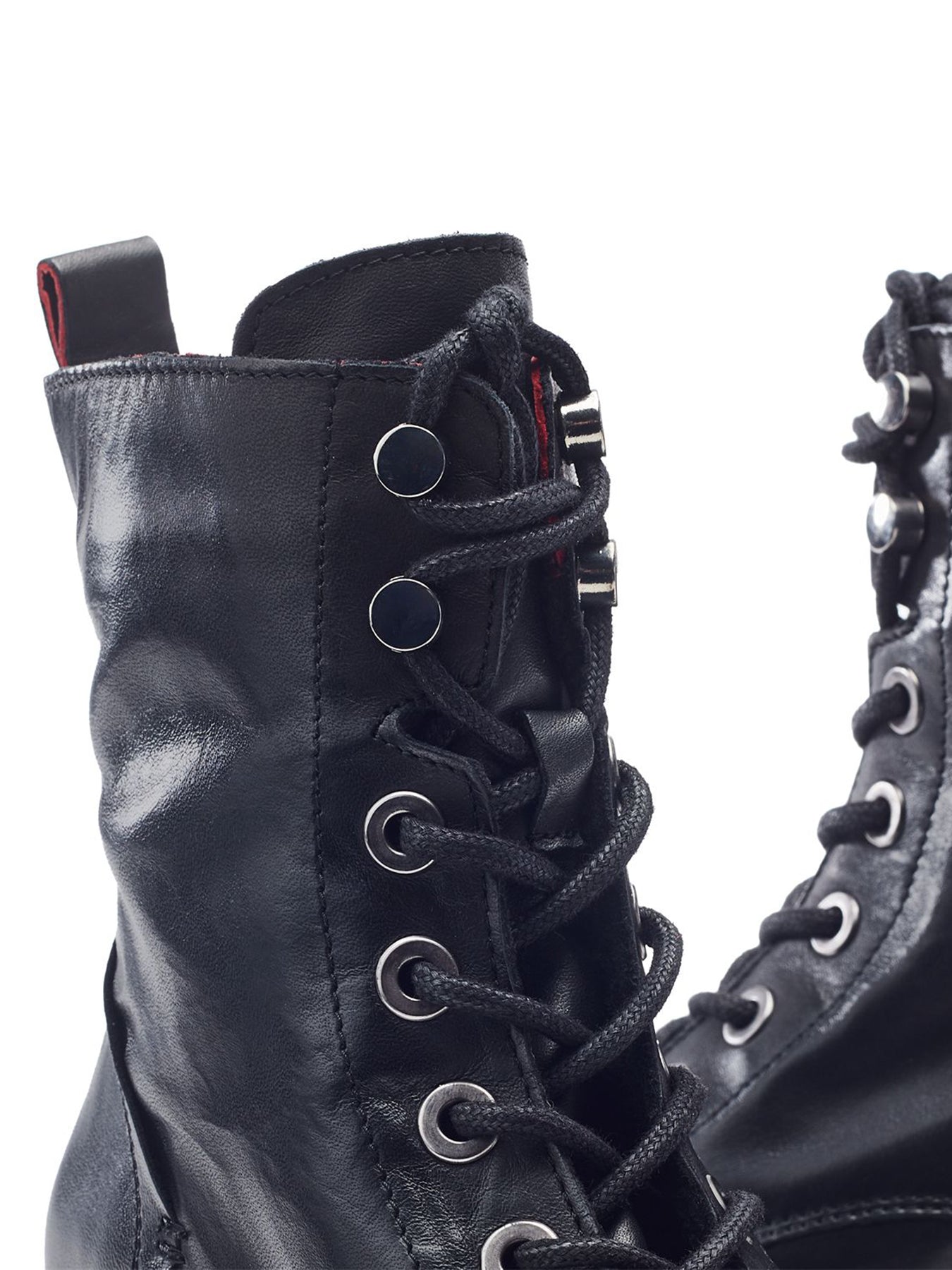 Bezzy W Faux-Fur Trim Boots Black