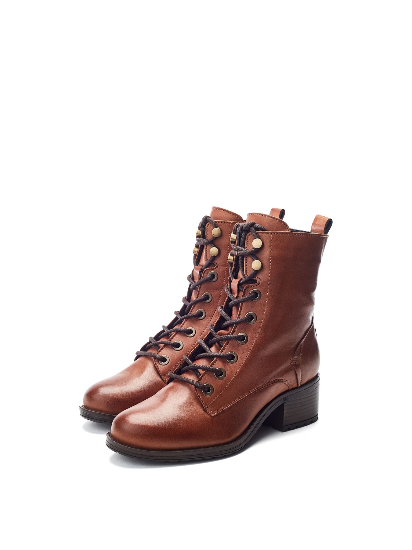 Bezzy W Faux-Fur Trim Boots Tan