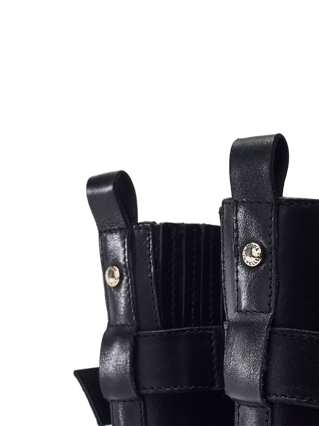 Omana Contemporary Ankle Boots Black