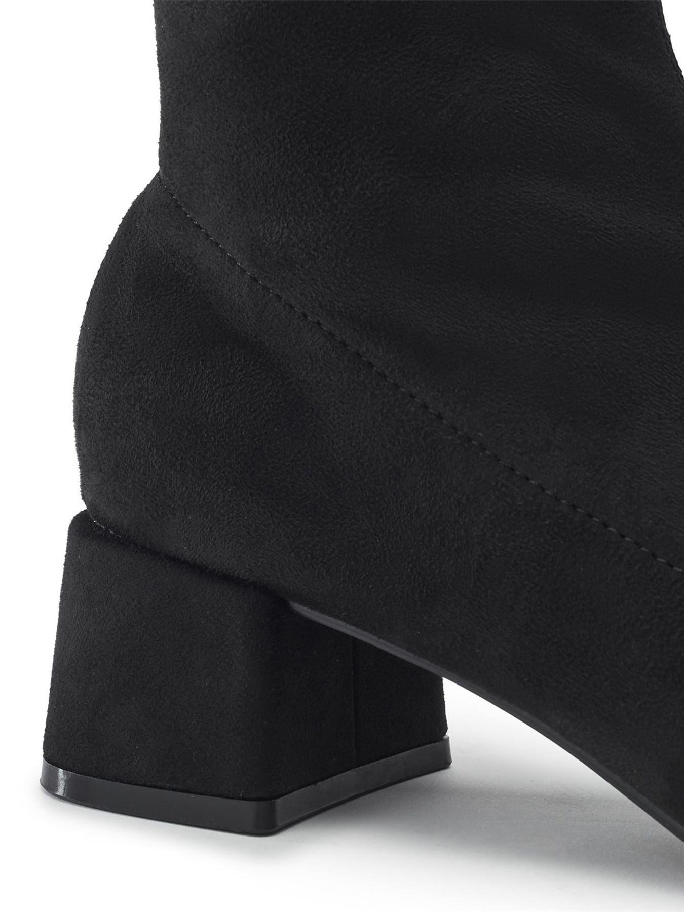 Osoku Stretch Knee-High Boots Black