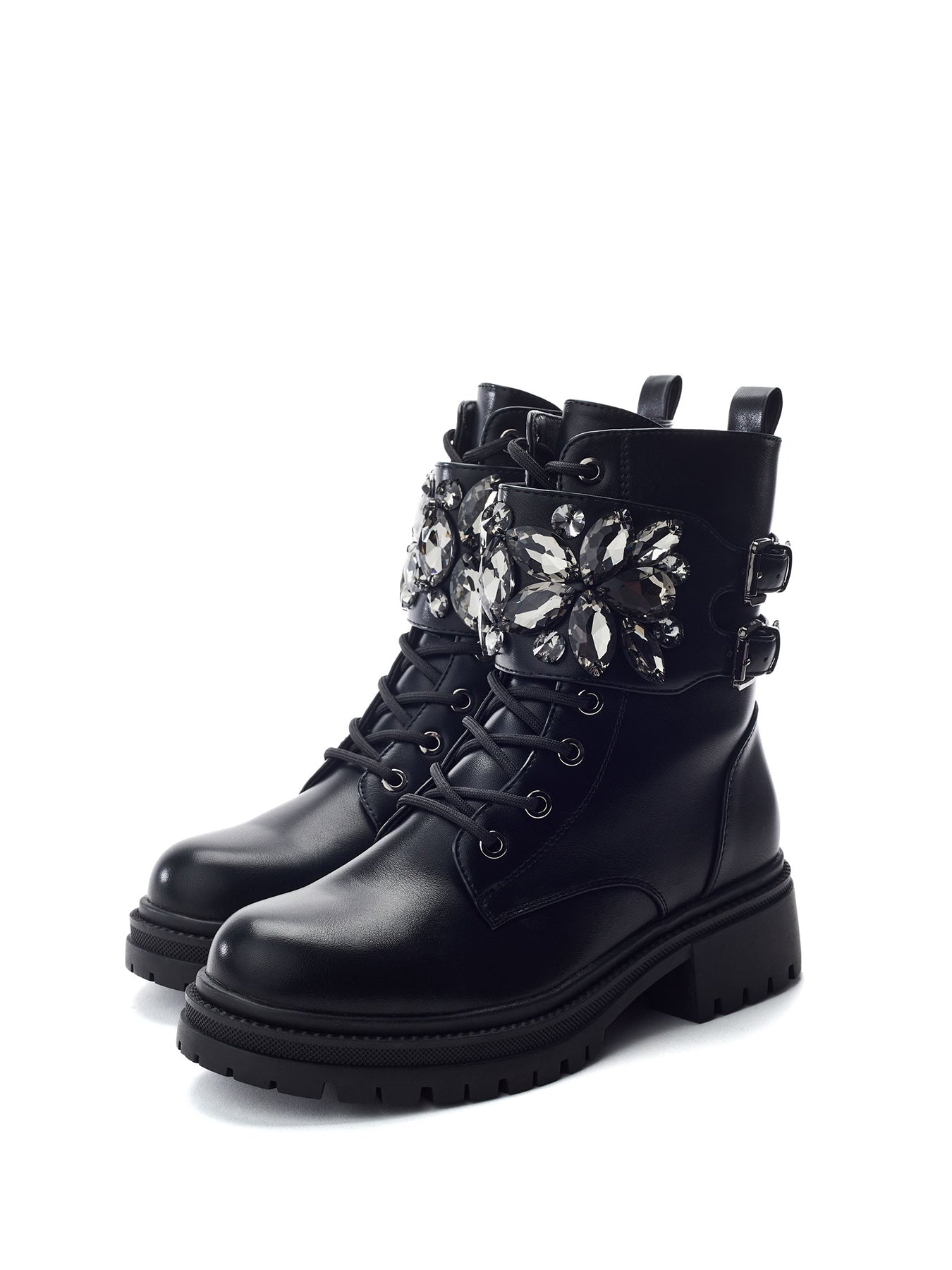 Oxaria Tall Structured Boots Black