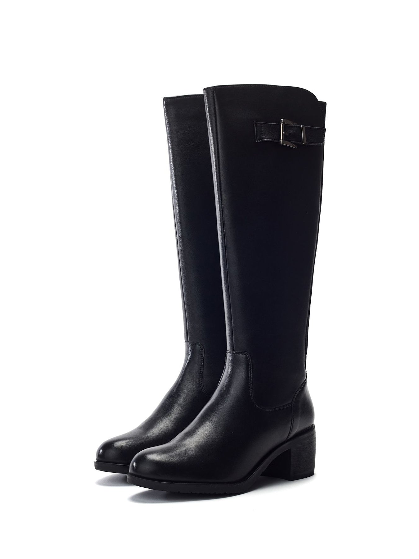 Sansho Mid-Calf Boots Black