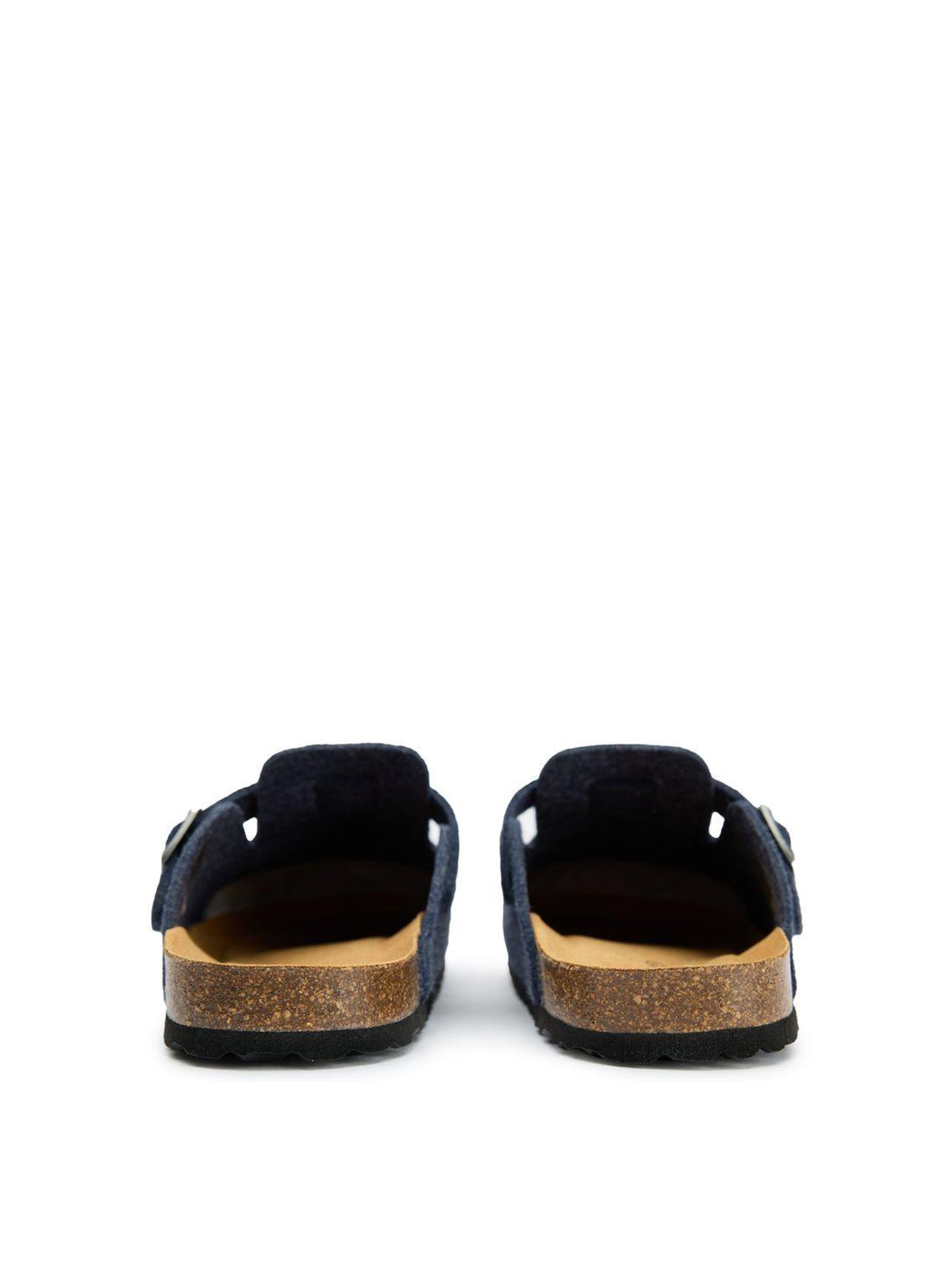 Vegan Taro Comfort Recycled Felt Footbed Slippers Blue