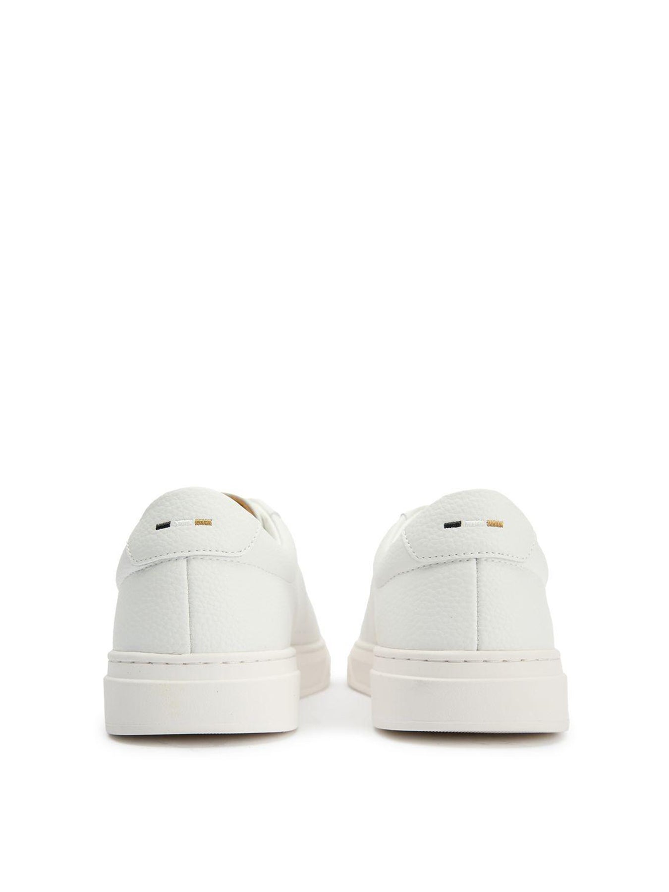 Kieran Tenn Leather Trainers Off White