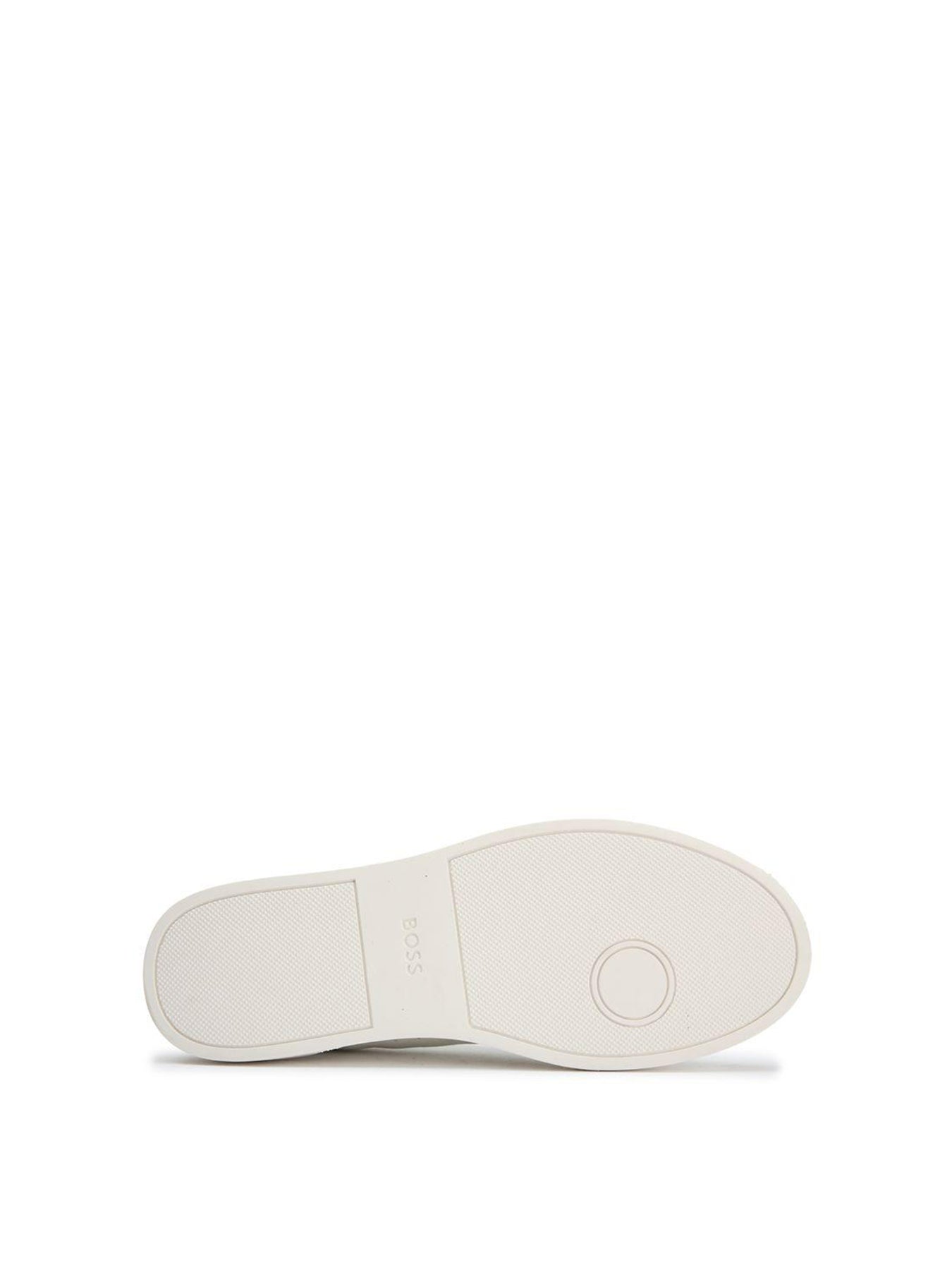 Kieran Tenn Leather Trainers Off White
