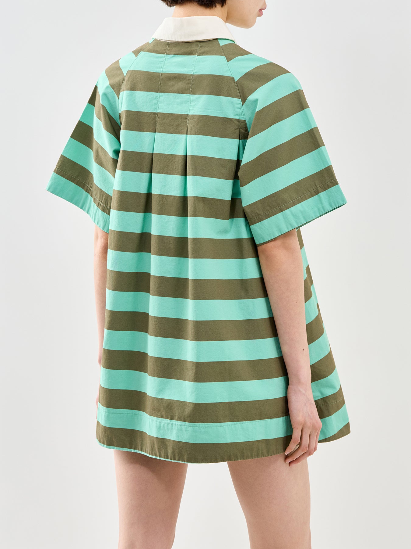 Maggie Mini Polo Dress Green