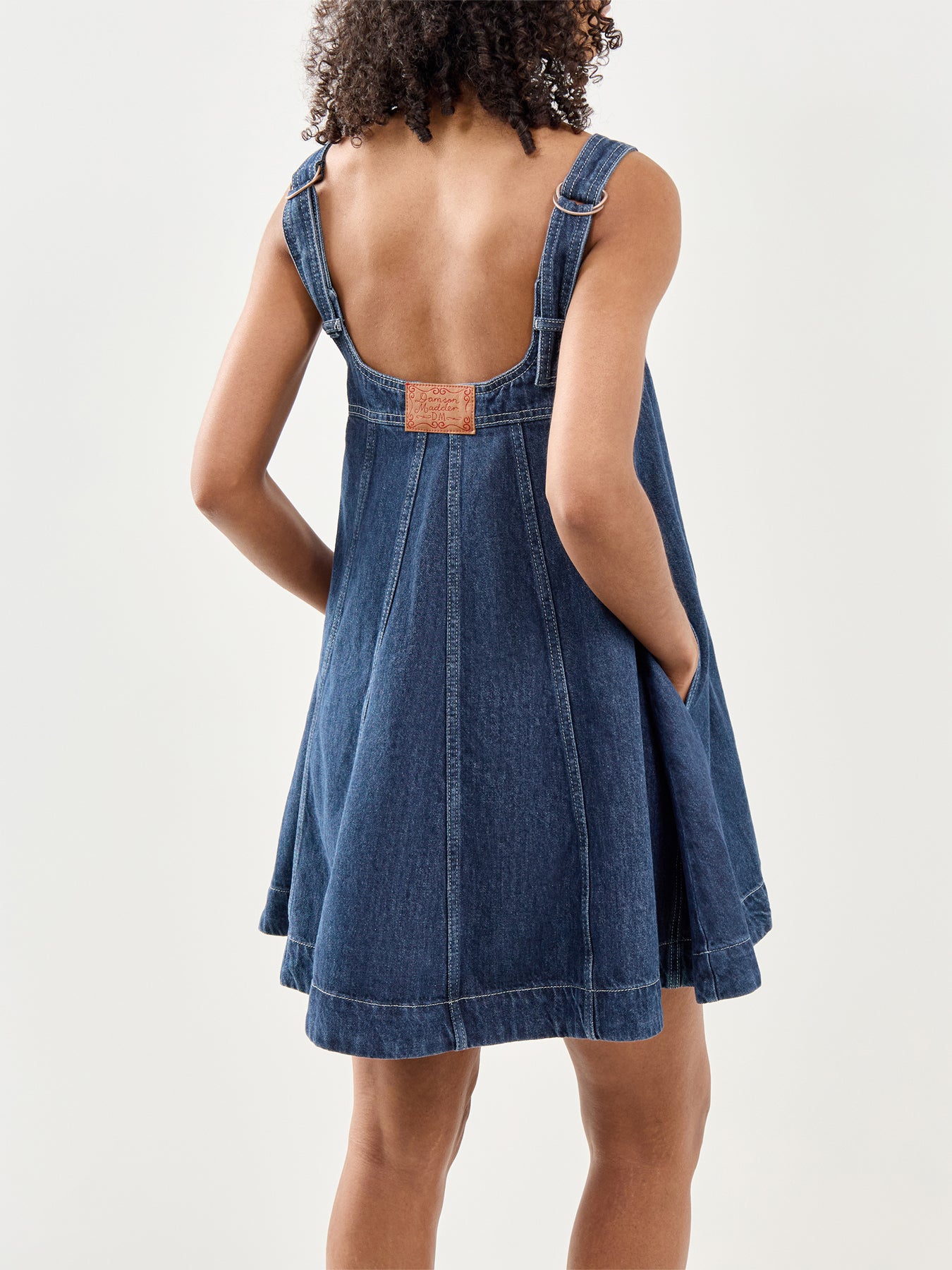 Immy Mini Dress Dark Wash