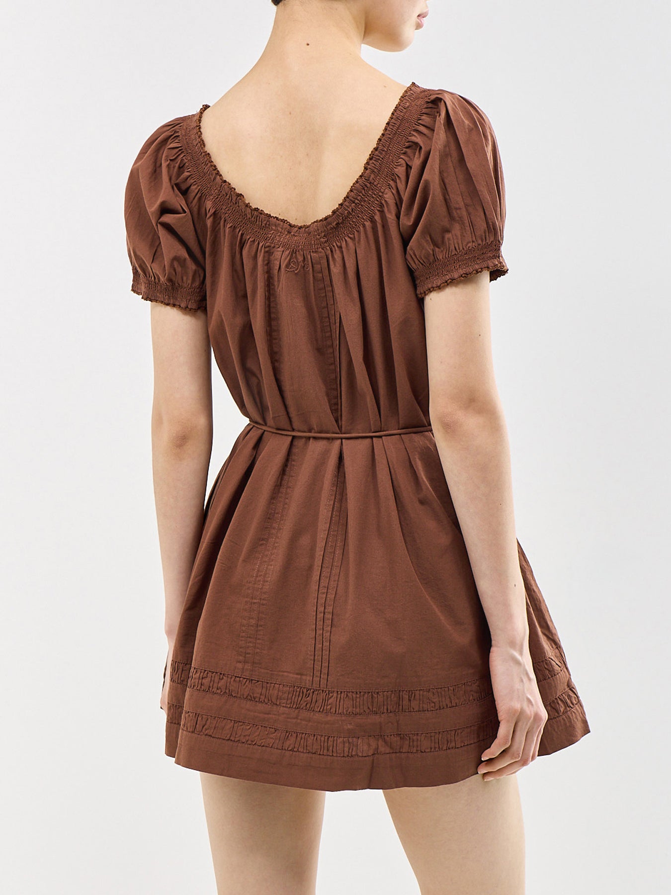 Jayne Mini Dress Brown