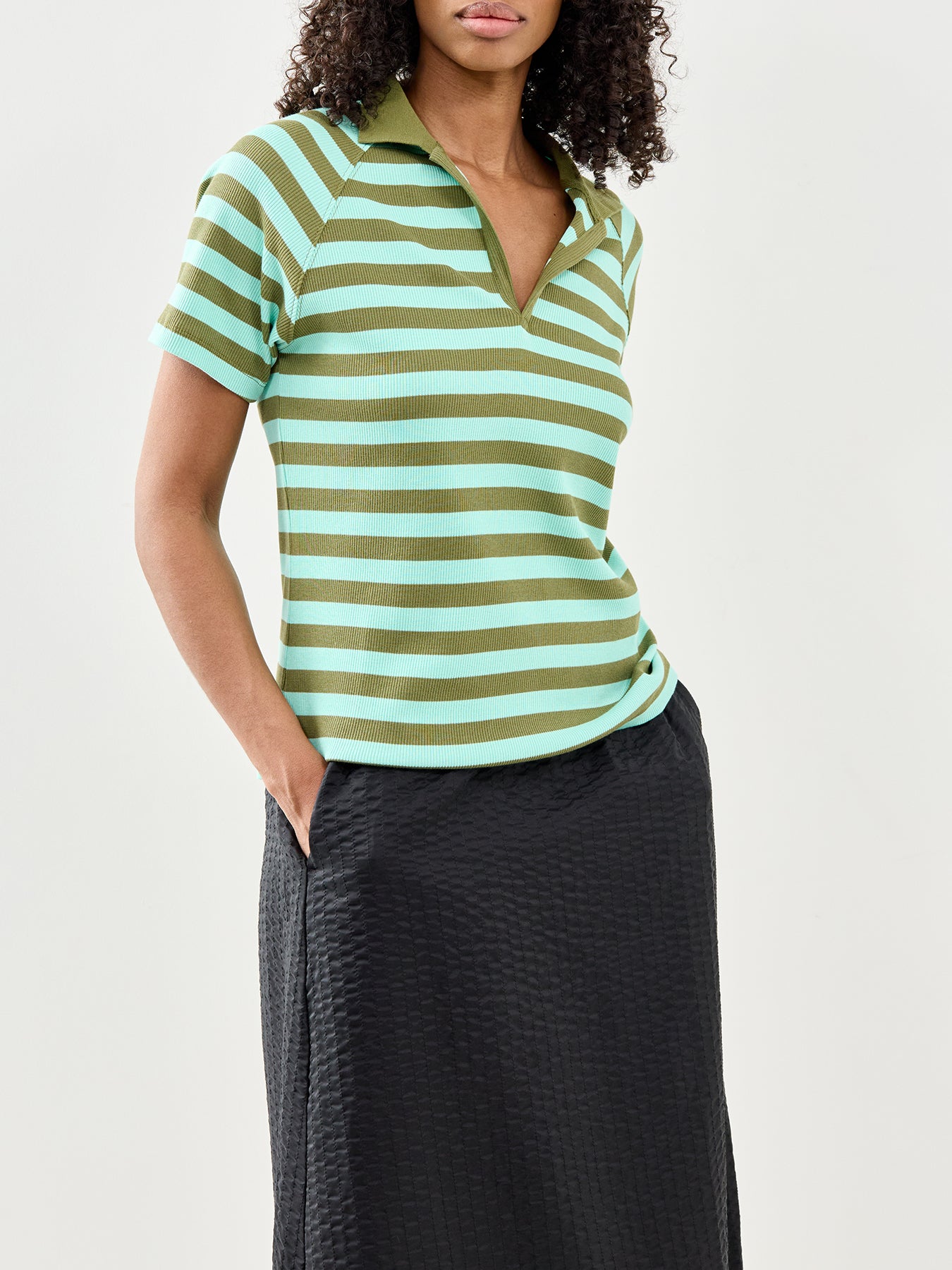 Delphi Polo Top Green