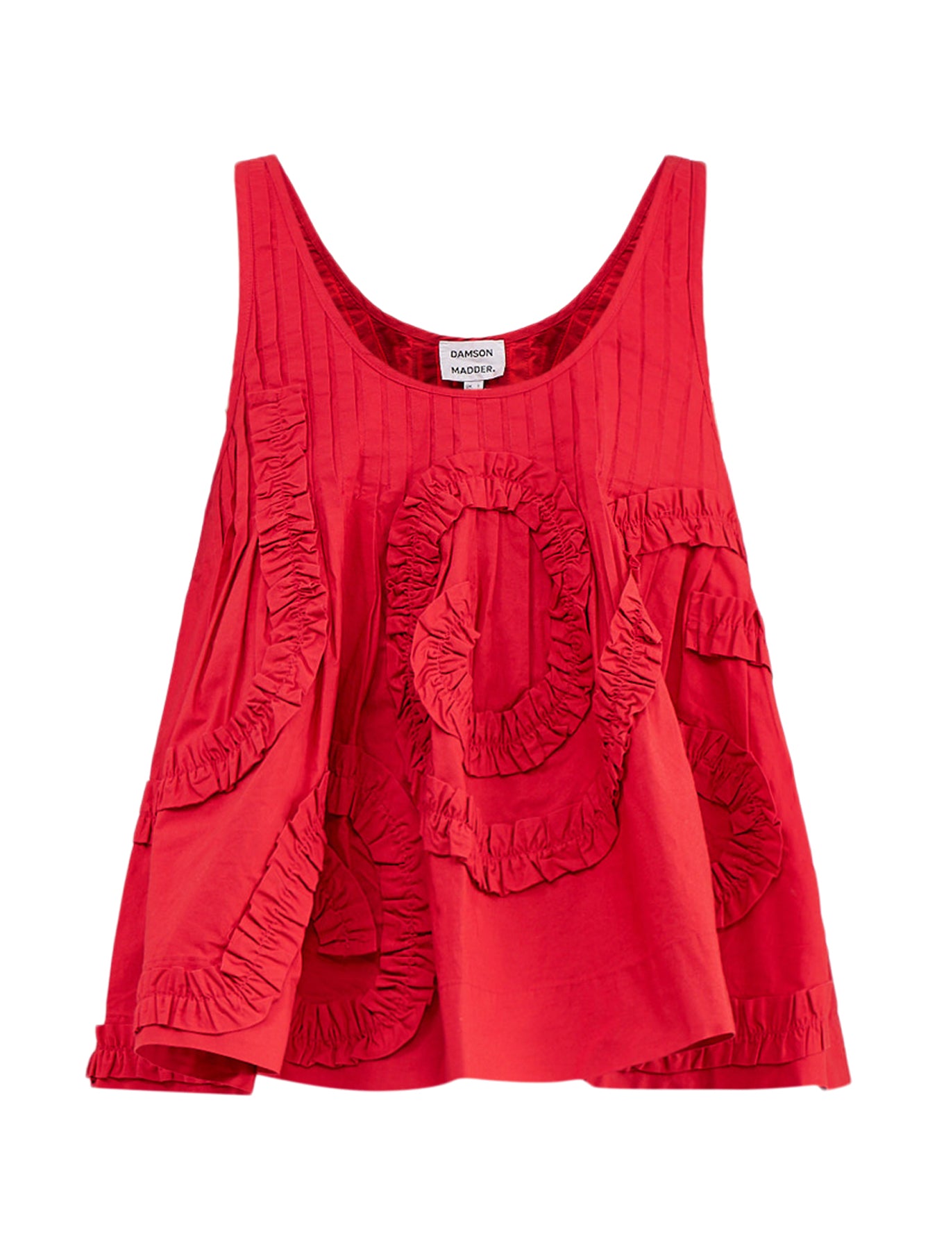 Stella Ruffle Cami Red