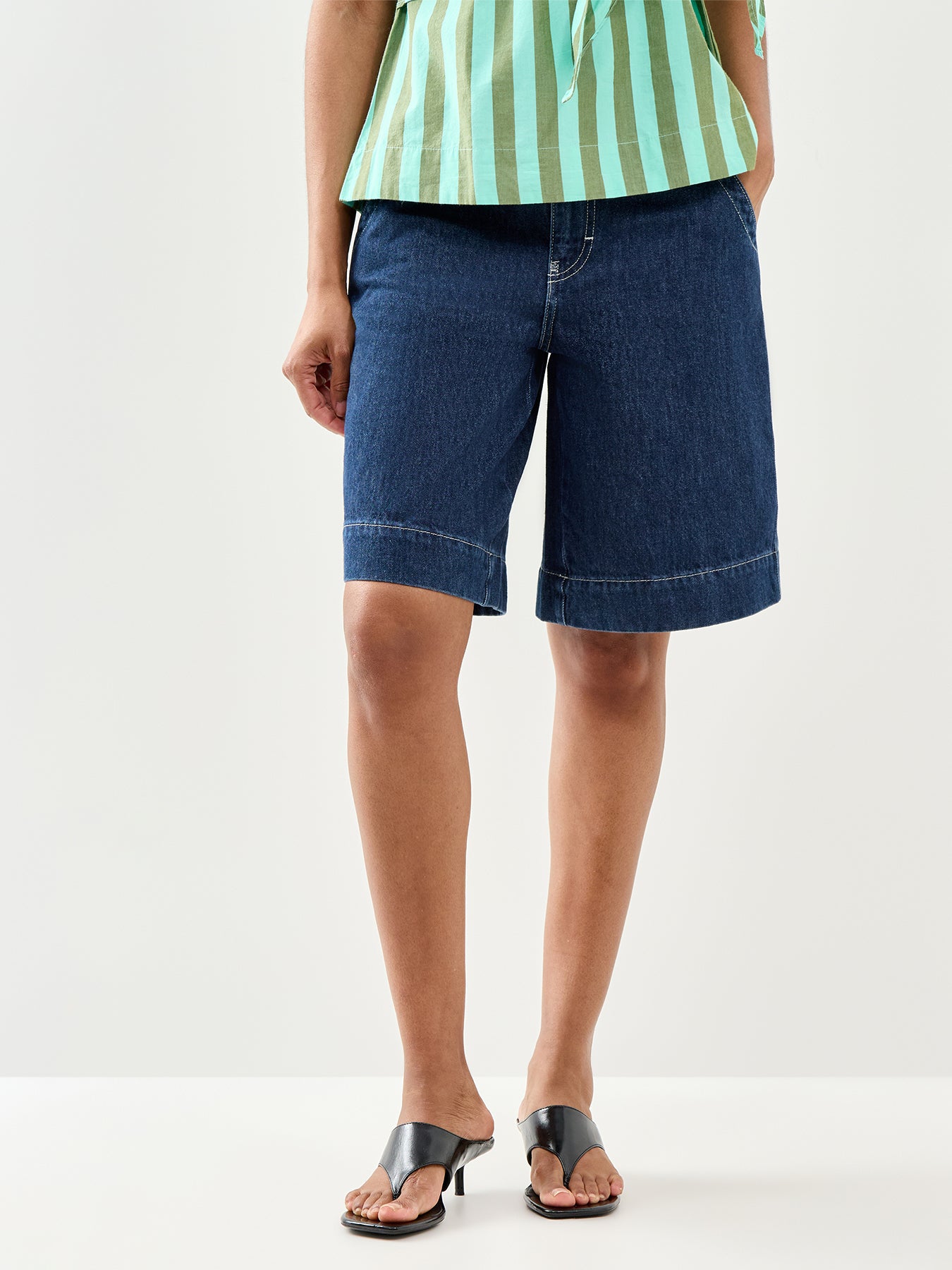 Annie Denim Shorts Indigo