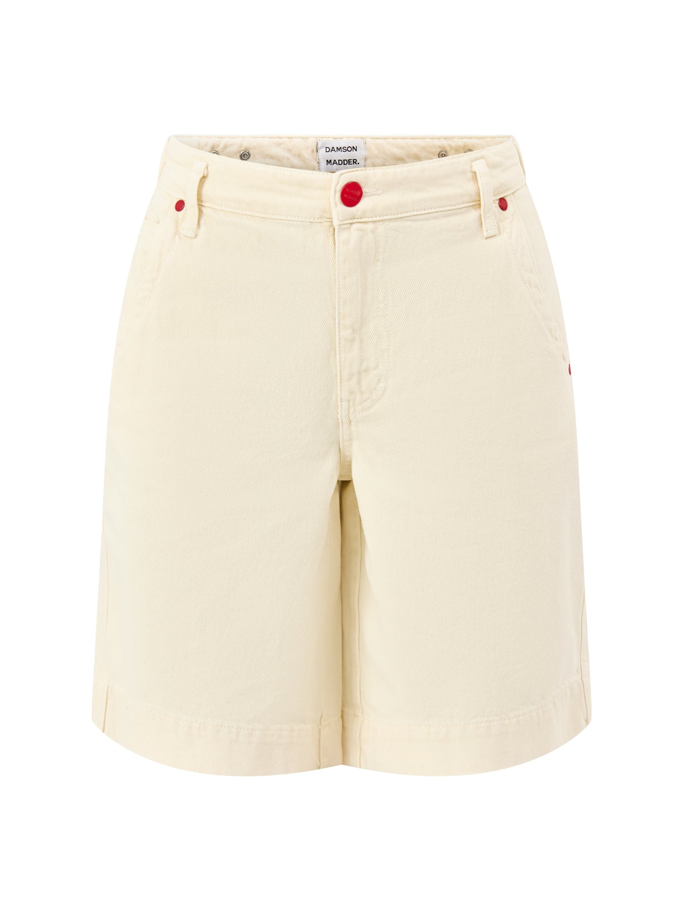 Annie Denim Shorts Butter Yellow