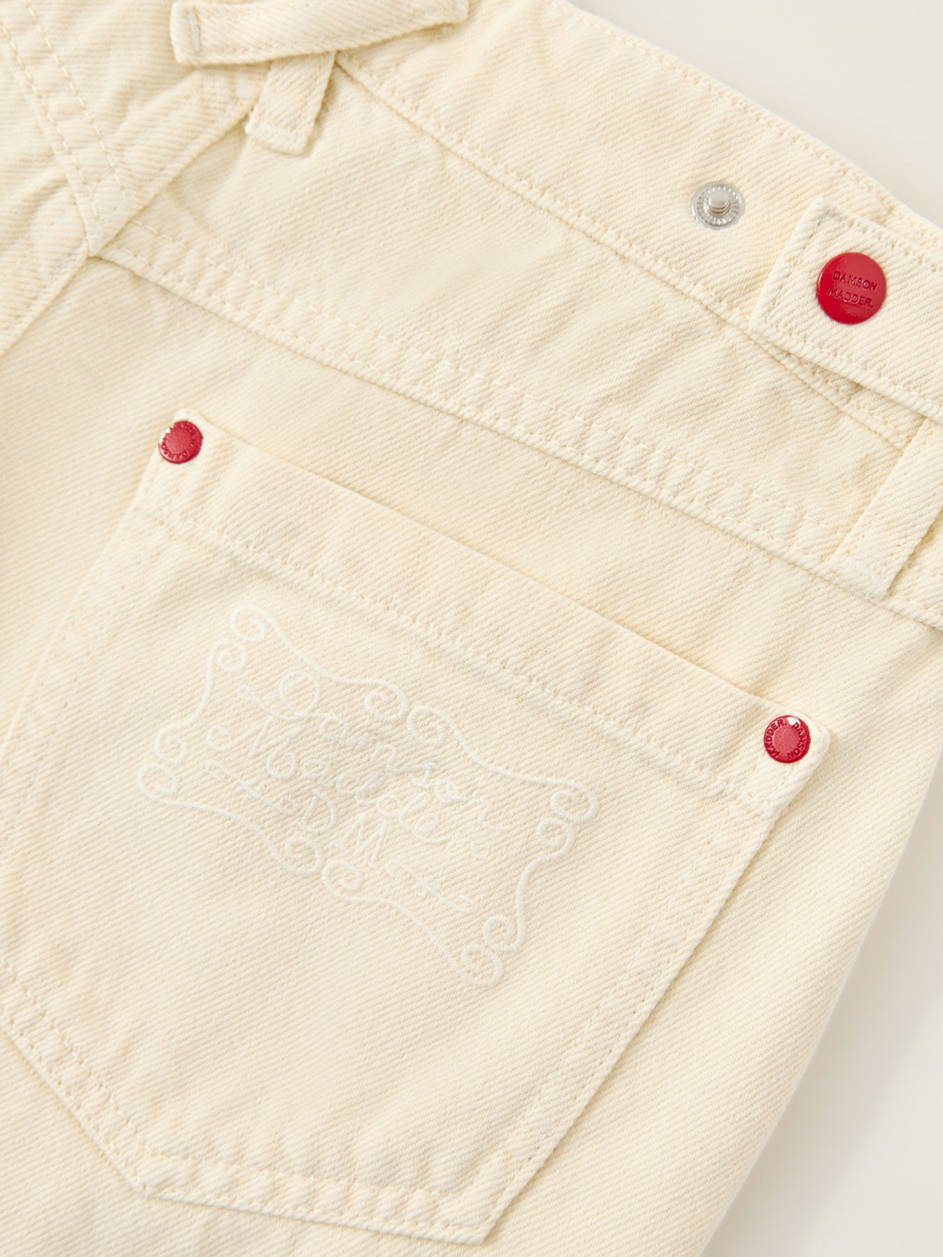 Annie Denim Shorts Butter Yellow