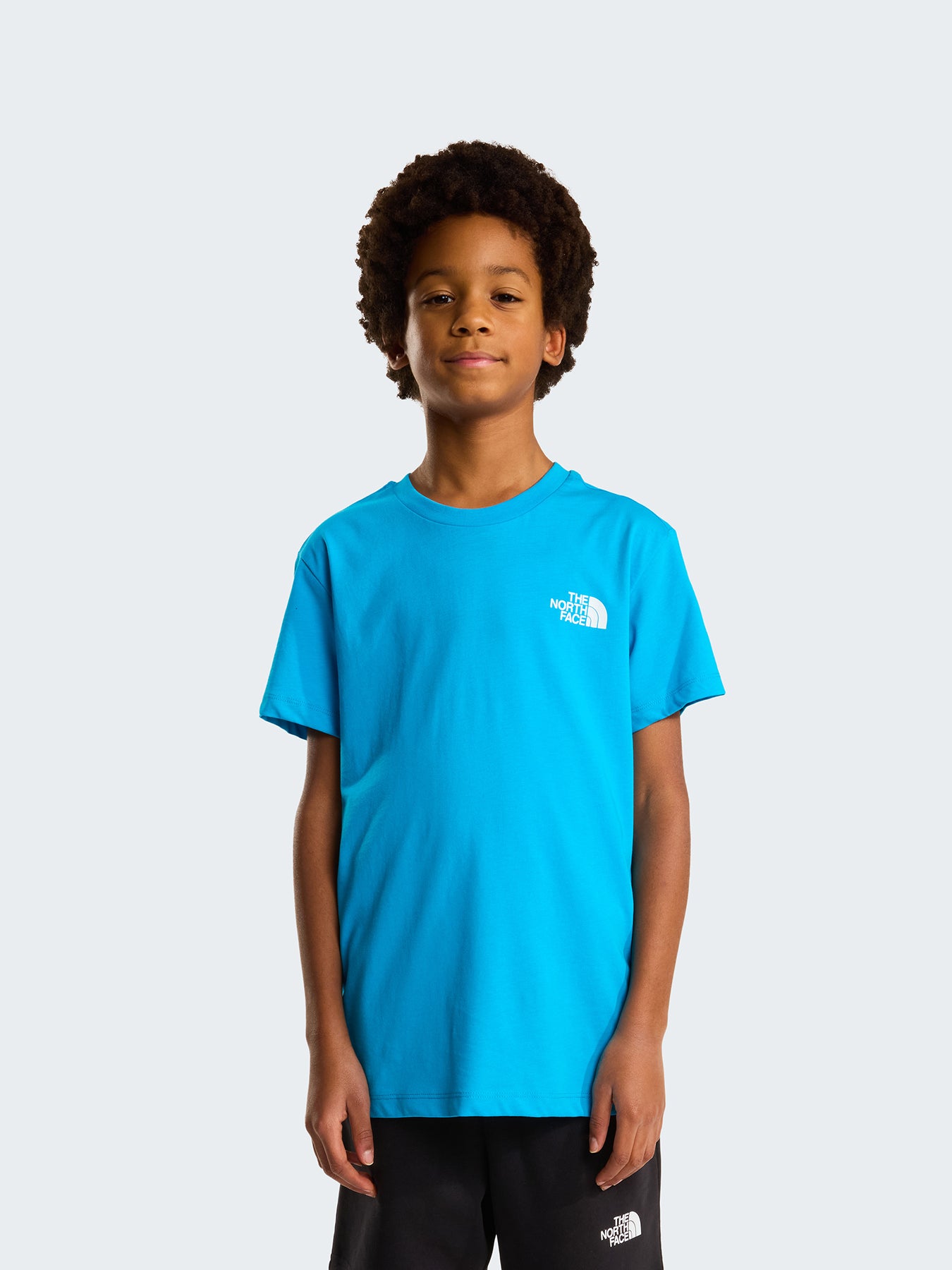 Kids' Box Logo T-Shirt Blue