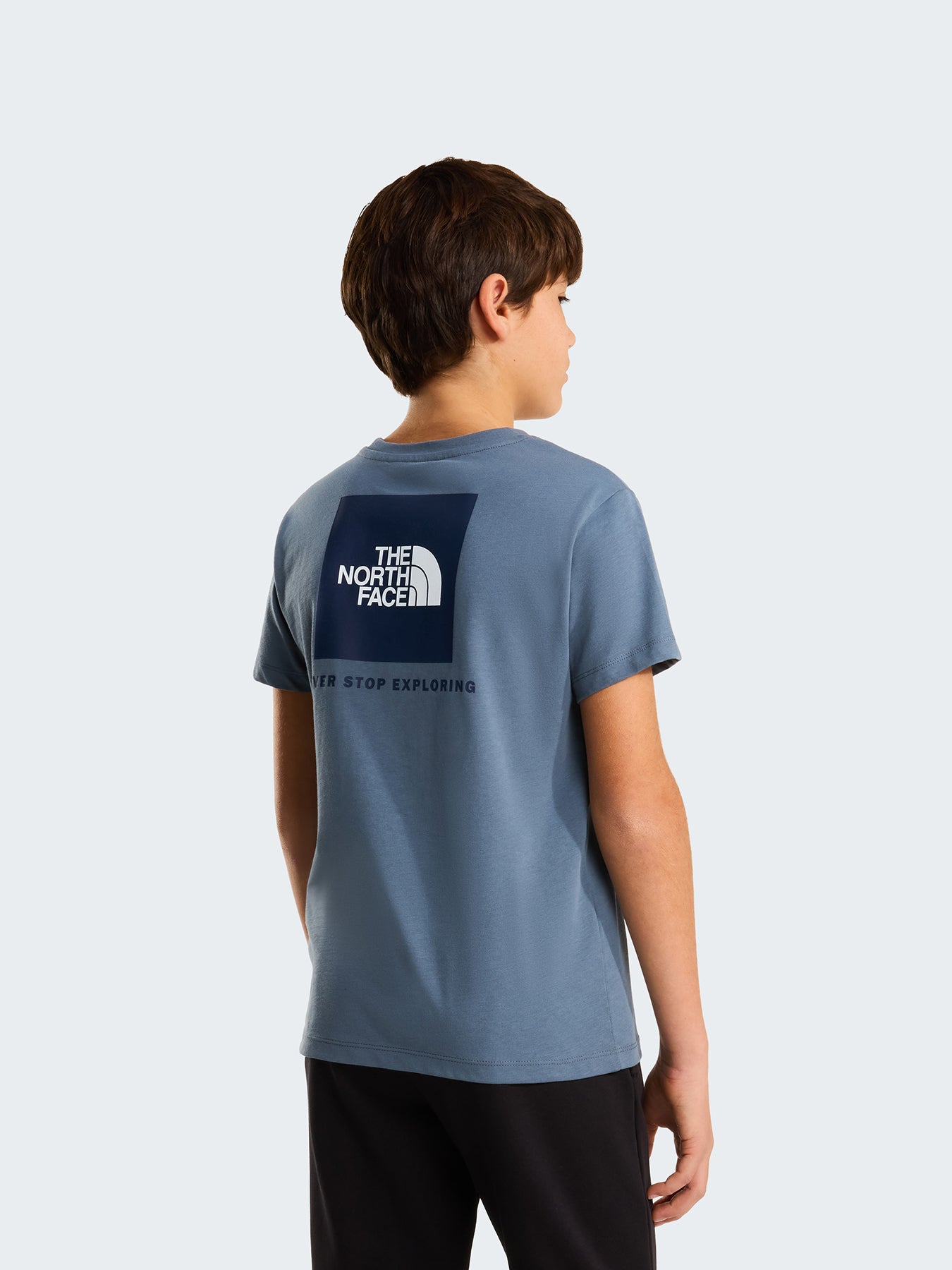 Kids' Box Logo T-Shirt Grey