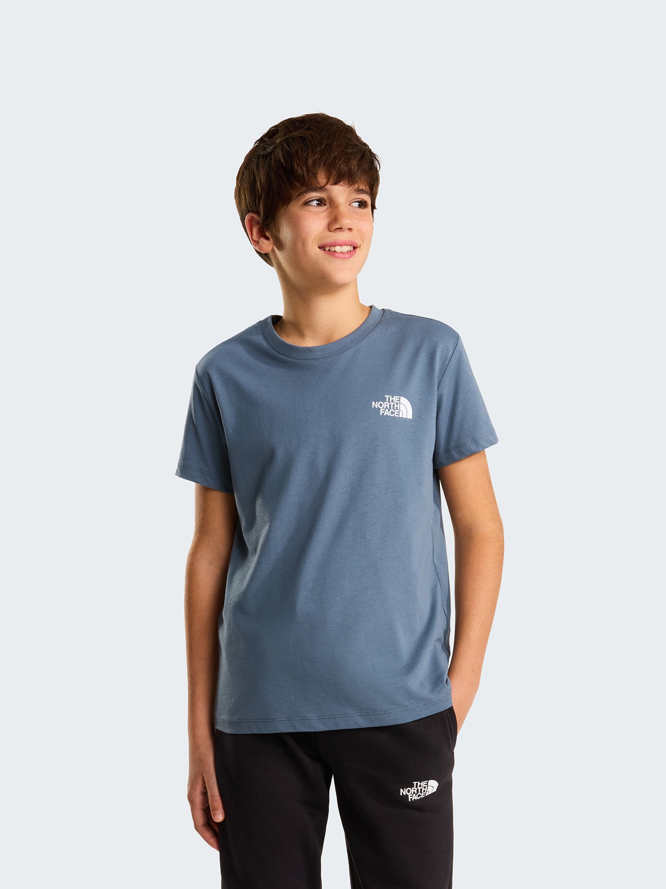 Kids' Box Logo T-Shirt Grey