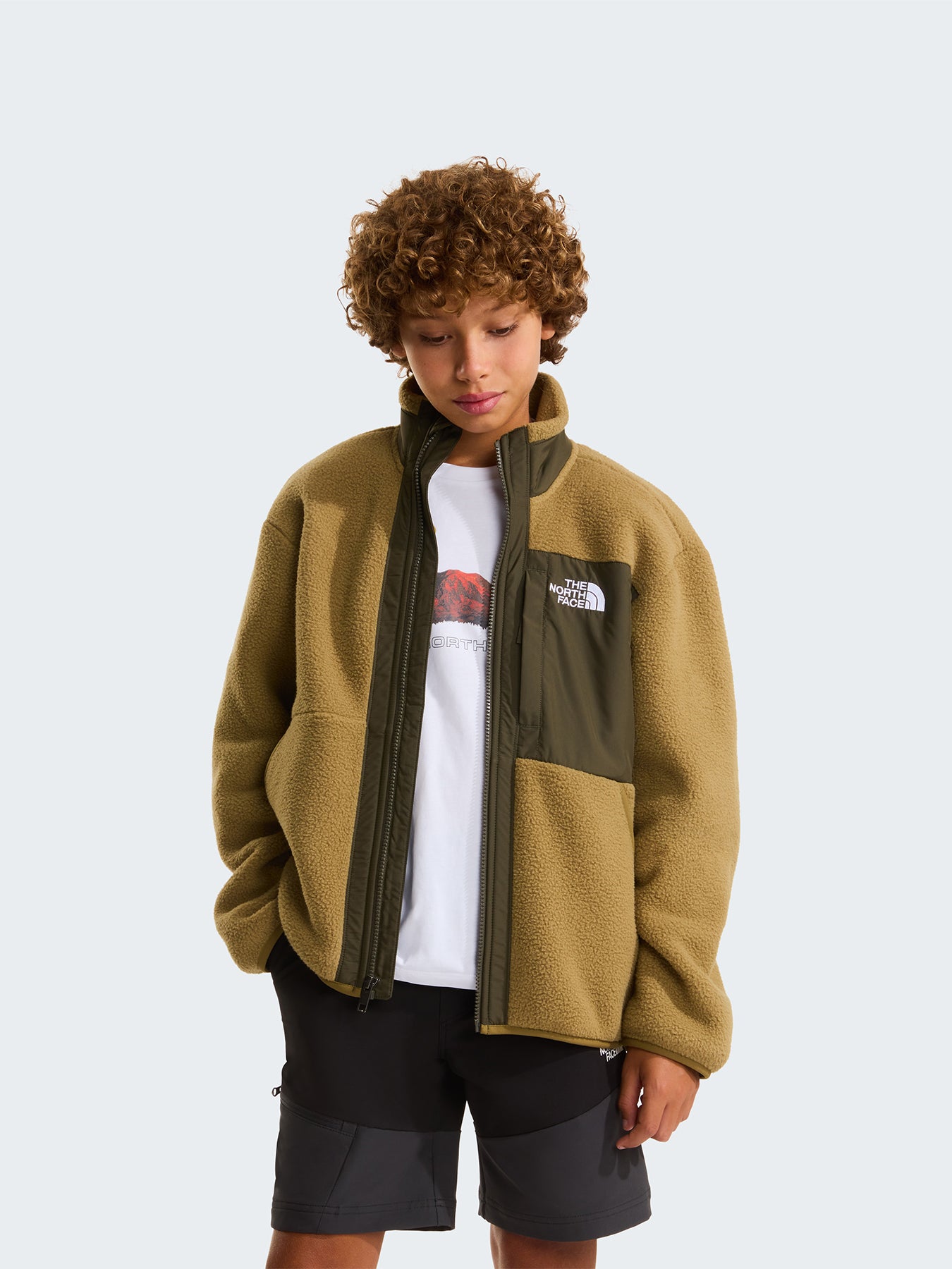 Kids' Yumiori Full Zip Jacket Brown