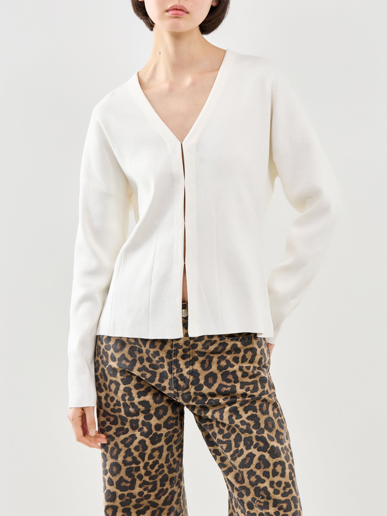 nemone Waisted Cardigan Cream