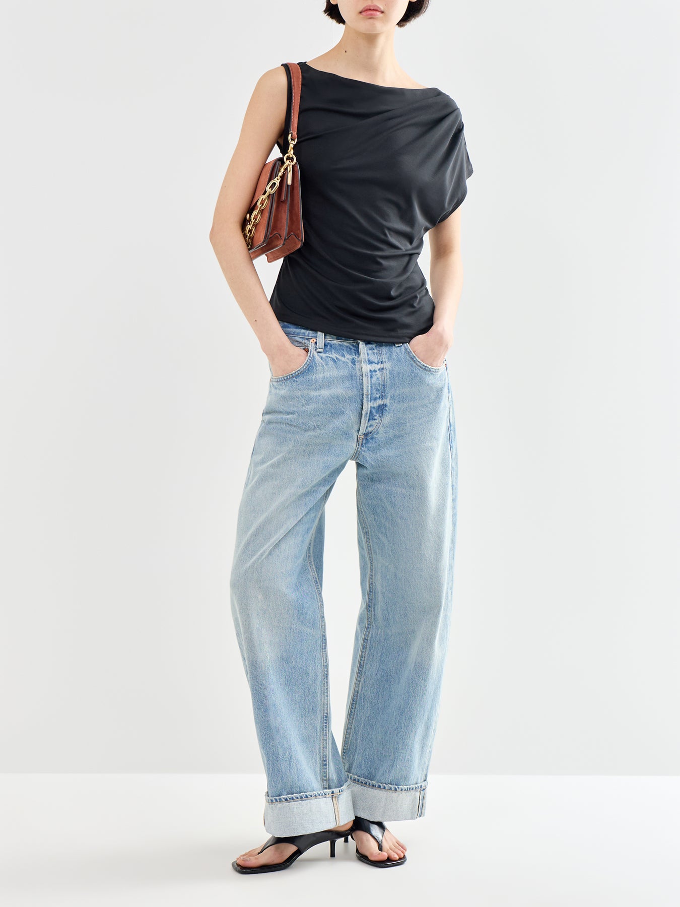 Molly Short Sleeve Top Black