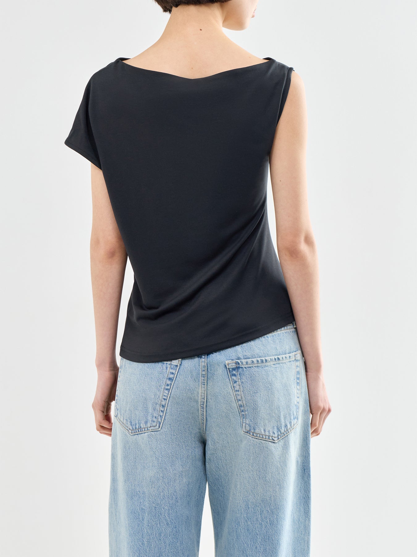 Molly Short Sleeve Top Black